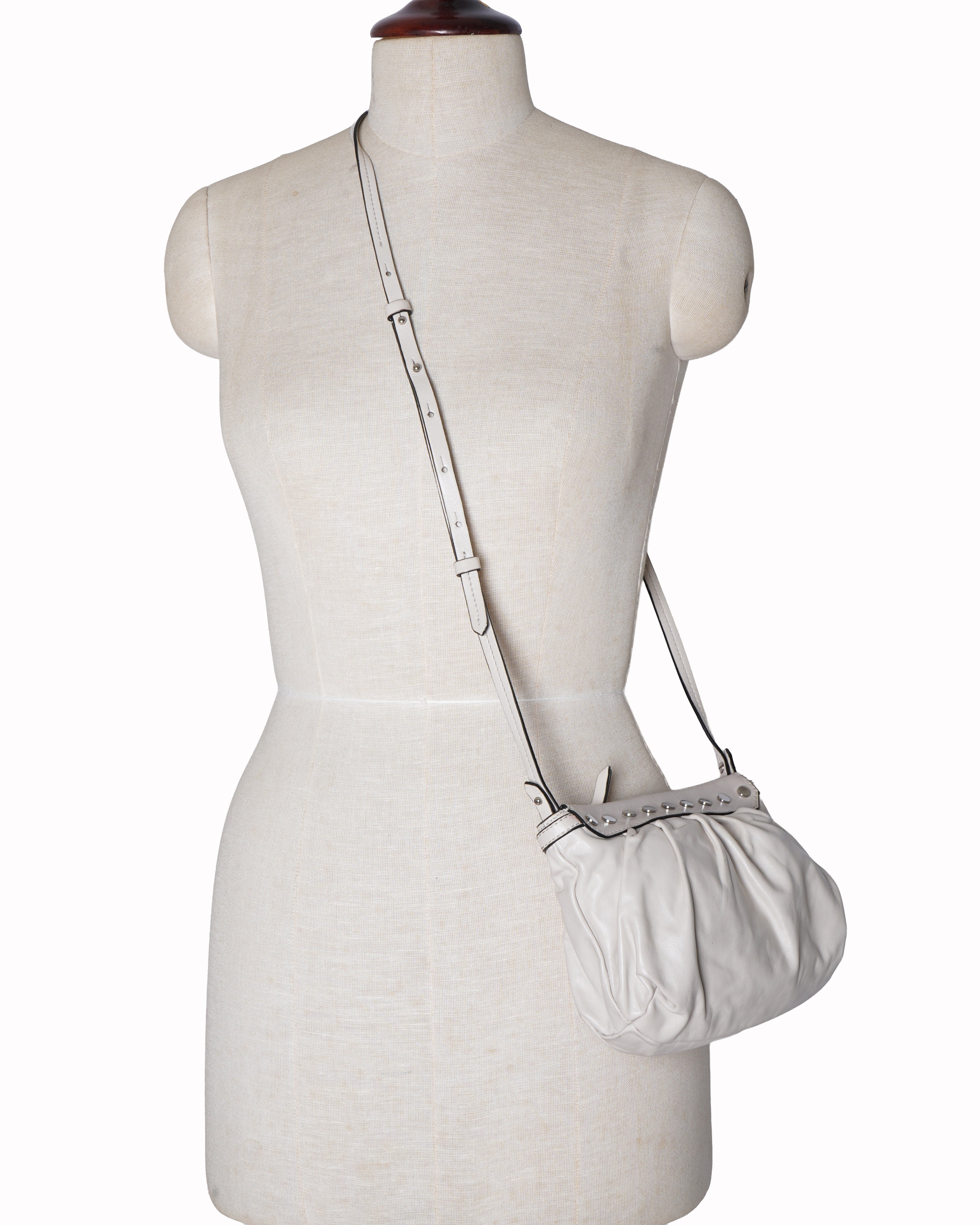 Isabel marant luz beige crossbody bag