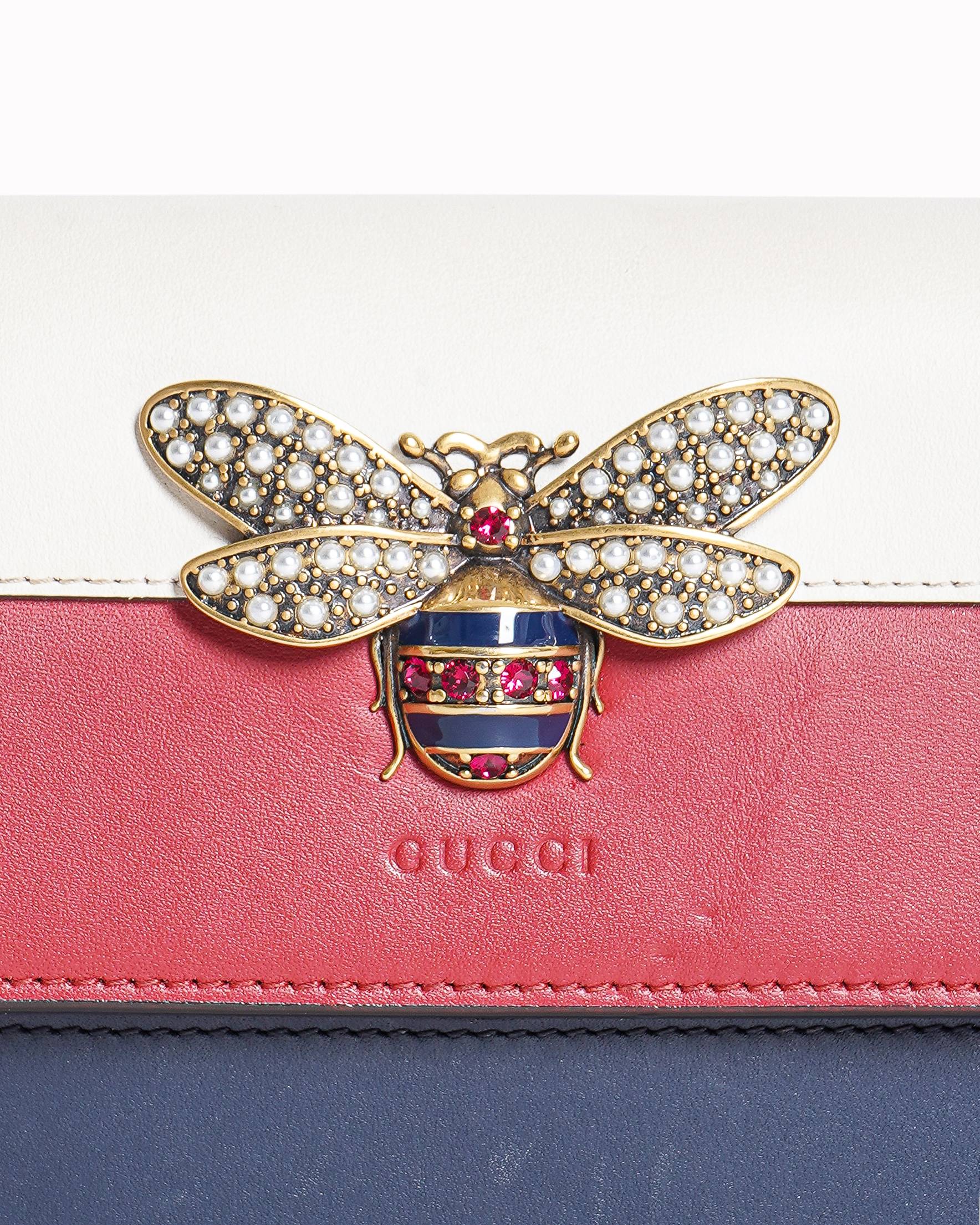 Gucci Multicolor Leather Queen Margaret Crossbody Bag