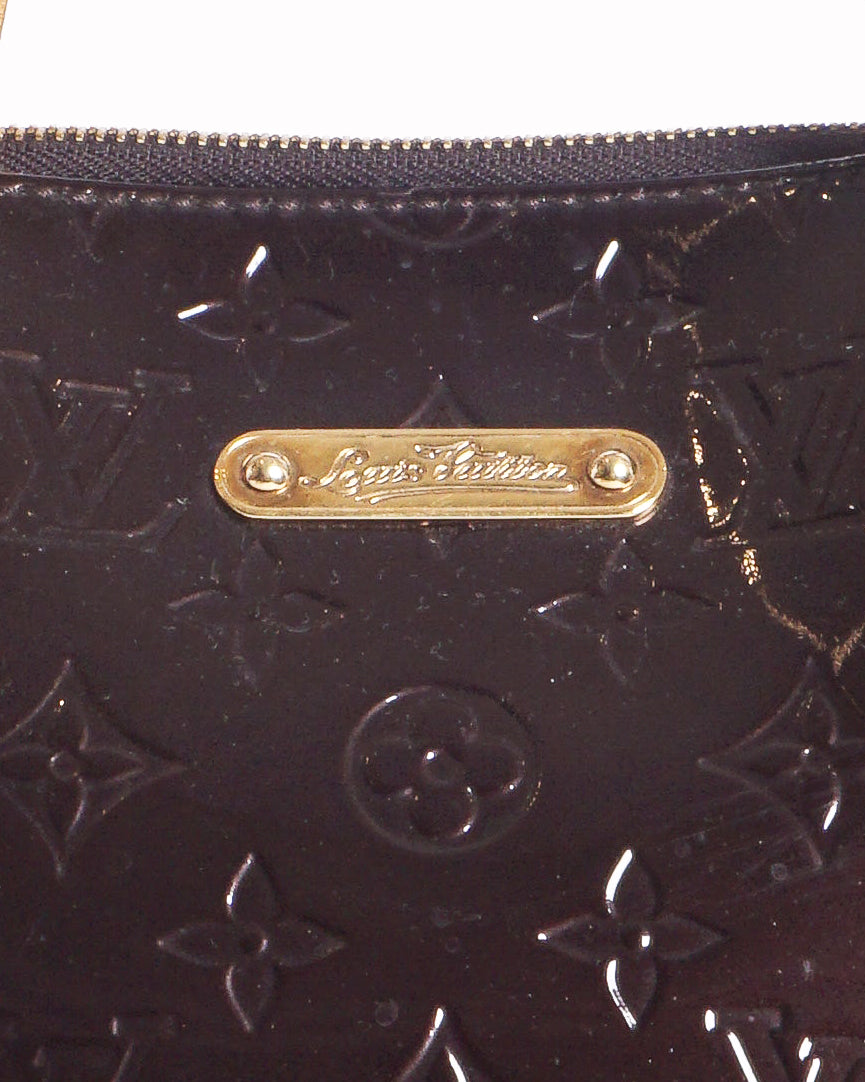 Louis Vuitton Amarante Monogram Vernis Bellevue PM Tote Bag