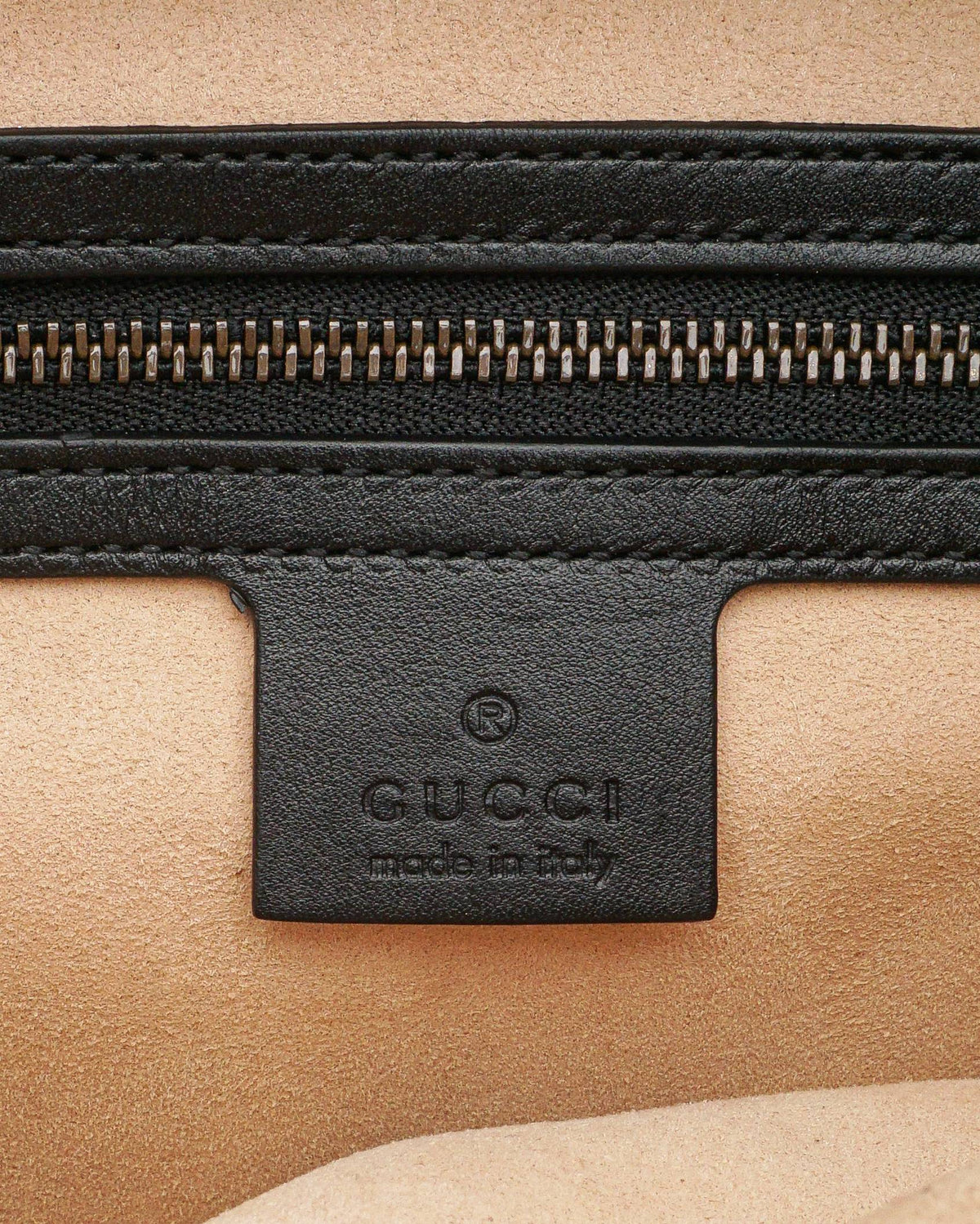 Gucci Diana Black Leather Bamboo Handle Tote Bag