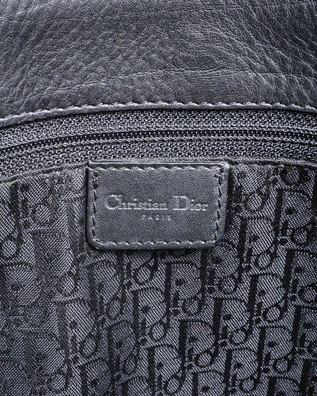 Christian Dior Black Trotter Street Chic Tote Bag