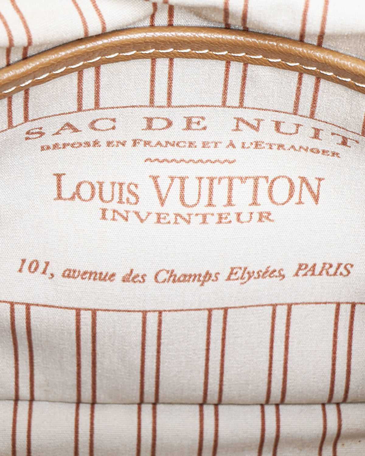 Louis Vuitton Trianon Canvas & Suhali Leather Sac De Nuit PM Bag