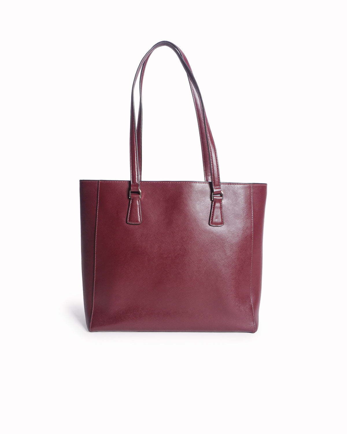 Kate Spade Burgundy Saffiano Leather Tote Bag