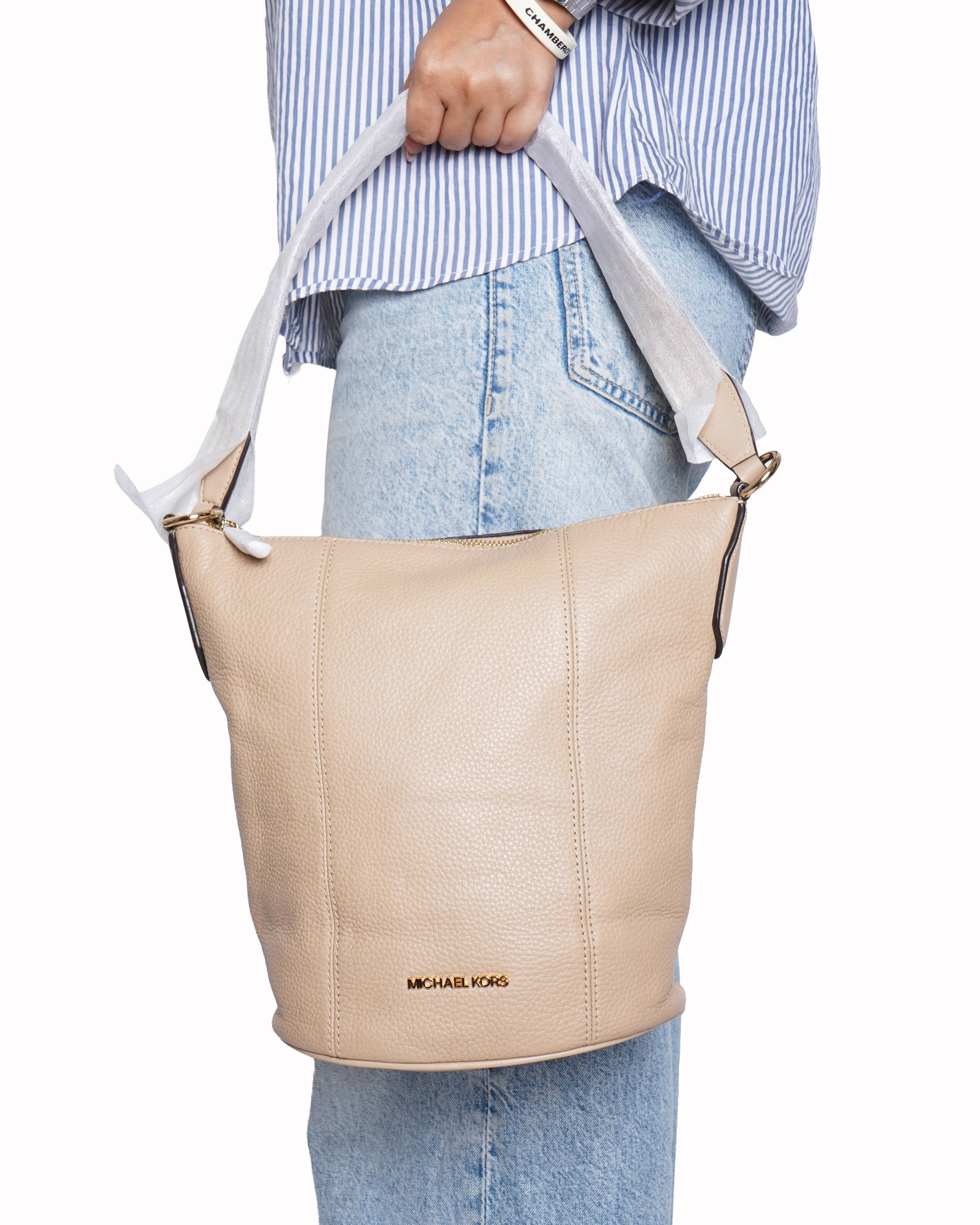 New Michael Kors Pebbled Leather Shoulder Bag