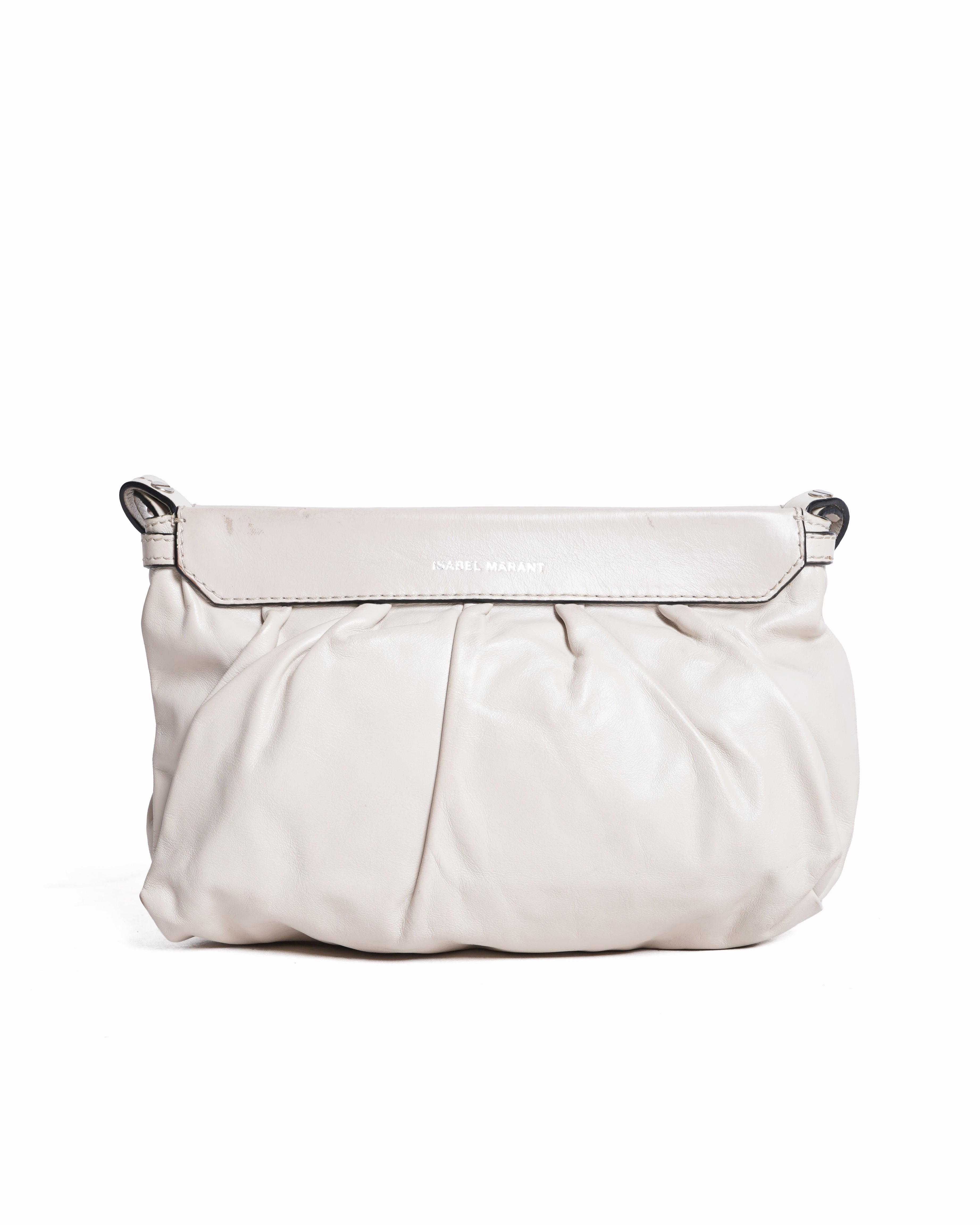 Isabel marant luz beige crossbody bag