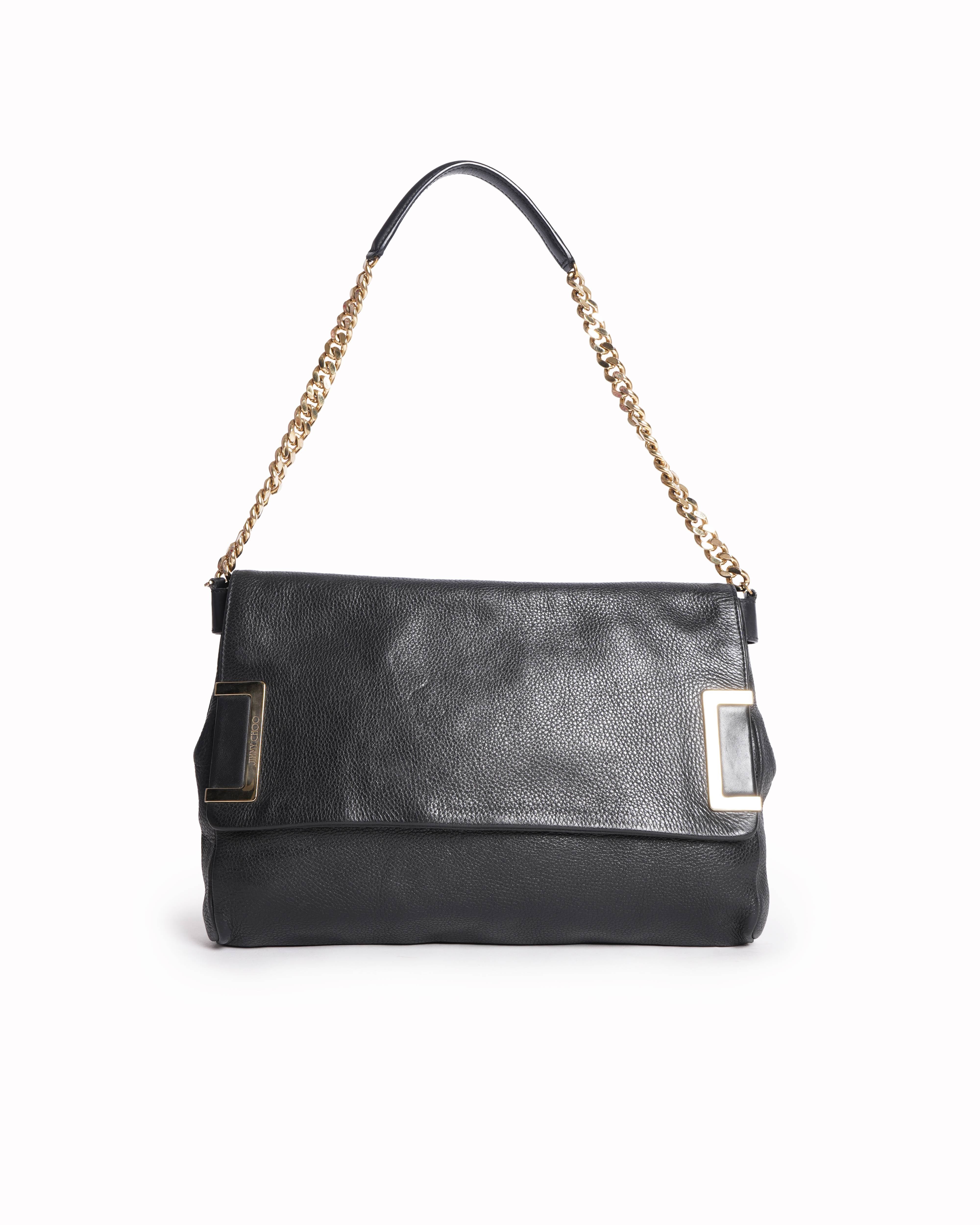 Jimmy Choo Shoulder Bag In Black