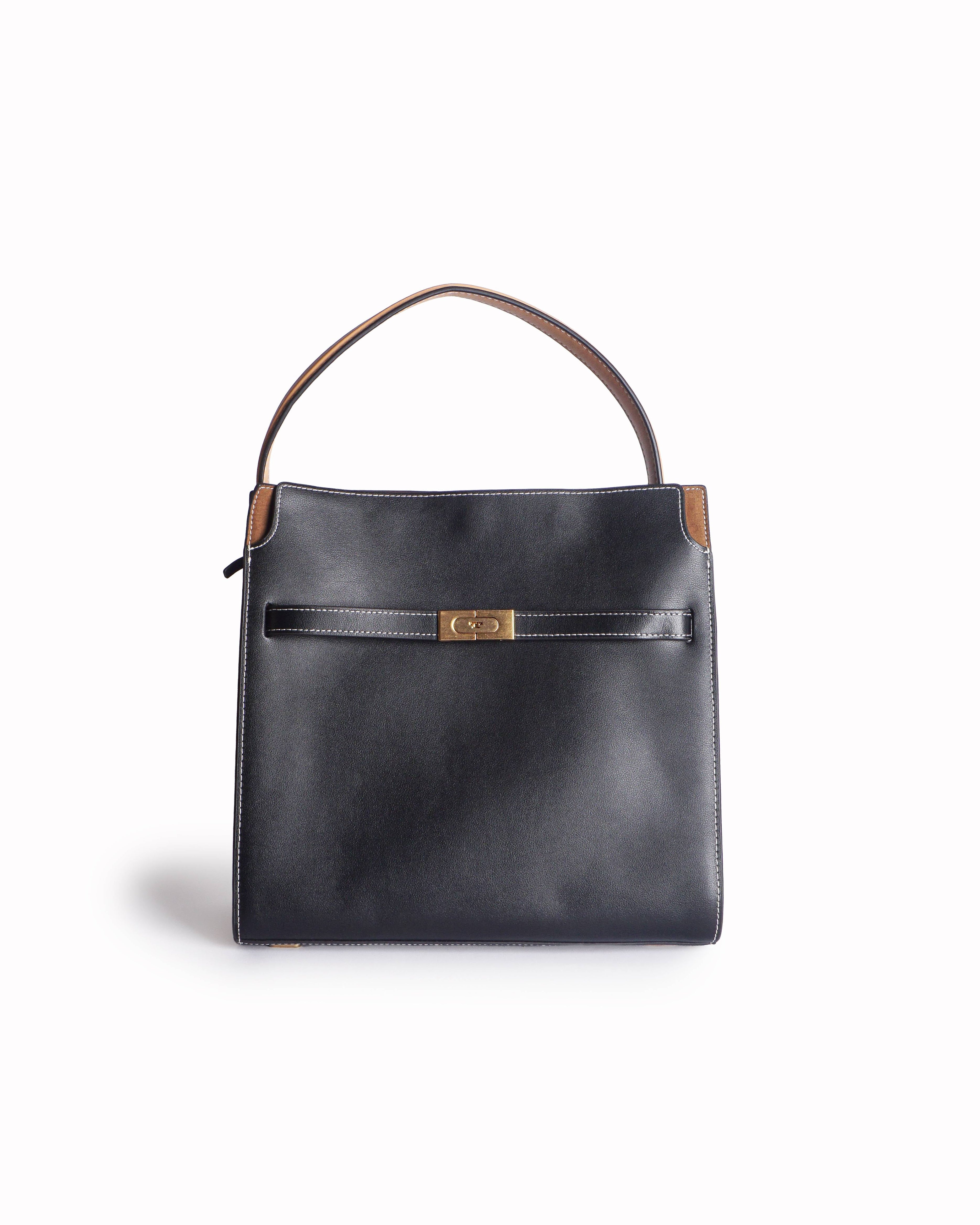 Tory Burch Lee Radziwill Leather Bucket Bag