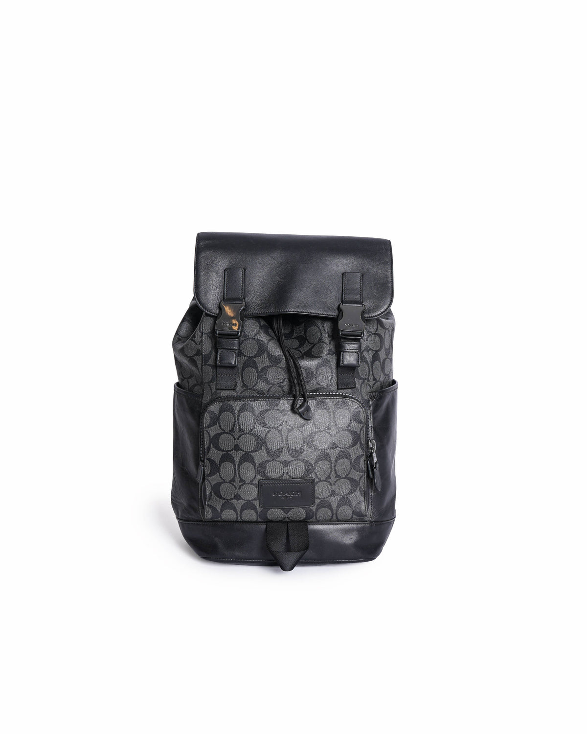 Coach Signature Canvas Track Backpack
