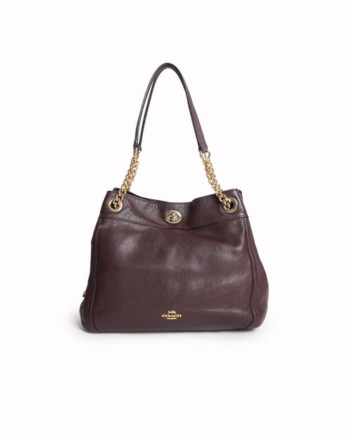 Coach Turnlock Edie Shoulder Bag