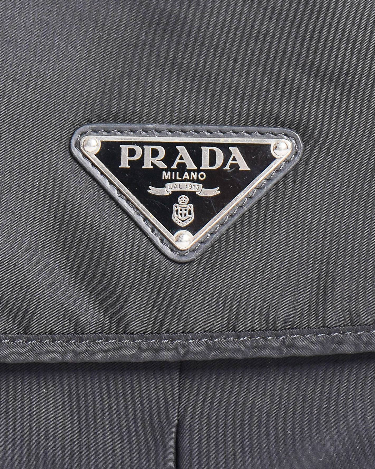 Prada Tessuto Nylon and Leather Messenger Bag