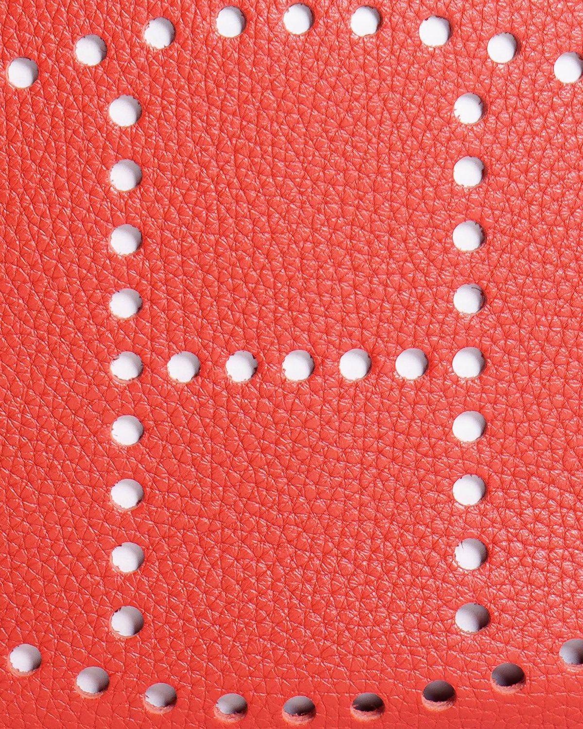 Hermès Red Taurillon Clemence Evelyne III PM Bag