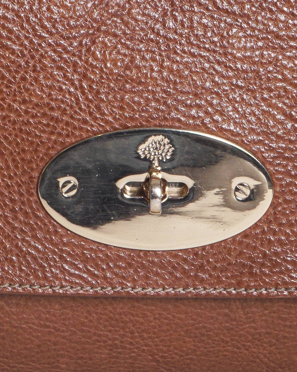 Mulberry Medium Lily Oak Natural Leather Bag
