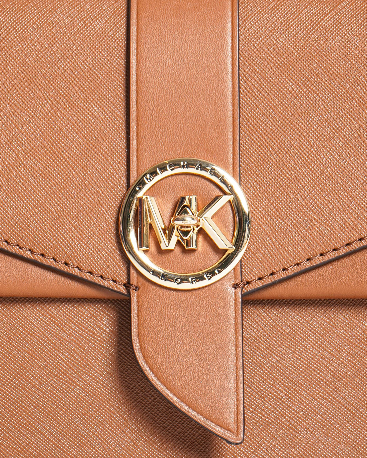 Michael kors greenwich small saffiano leather crossbody in brown