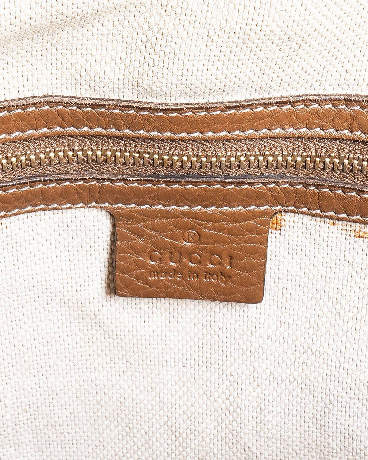 Gucci Floral Canvas Peggy Bamboo Handle Bag