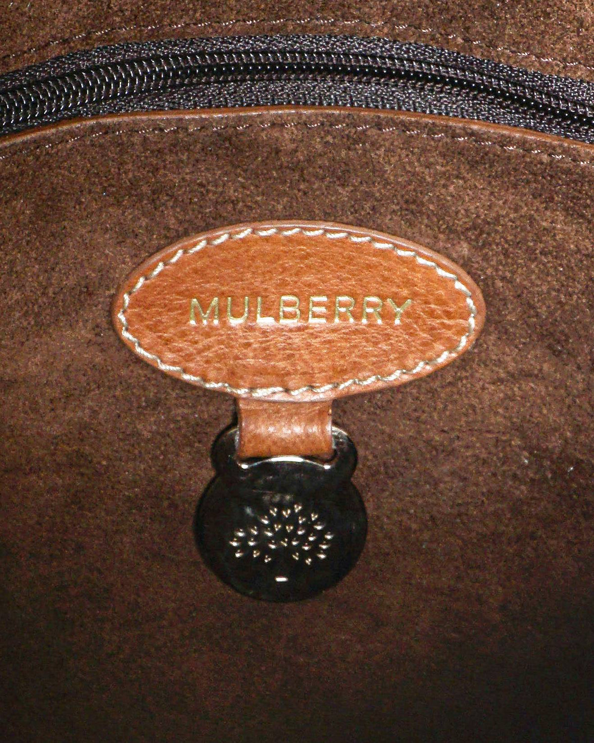 Mulberry Medium Lily Oak Natural Leather Bag