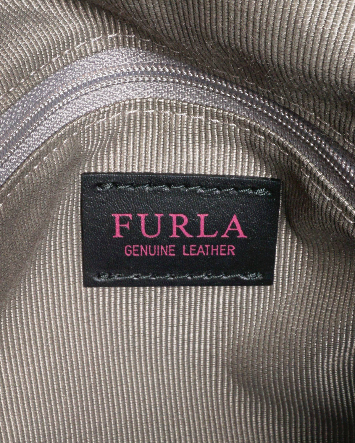 Furla Grey Pebbled Leather Braided Handle Hobo Bag