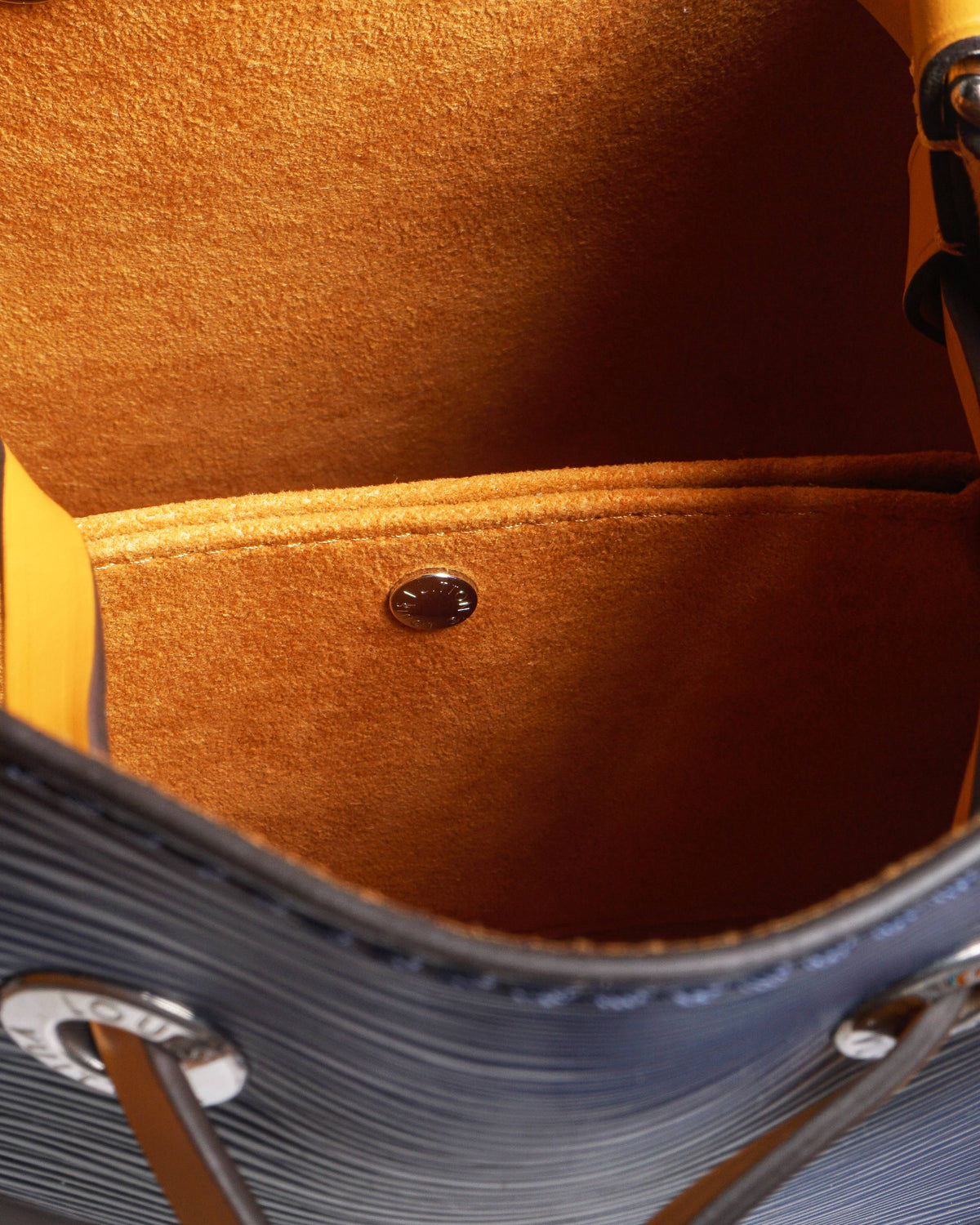 Louis Vuitton Indigo & Safran Yellow NéoNoé Epi Leather Bag