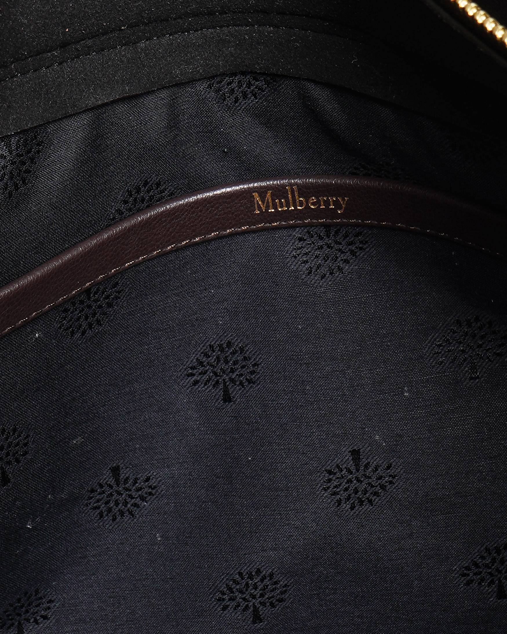 Mulberry Roxanne Shoulder Bag Chocolate Suede