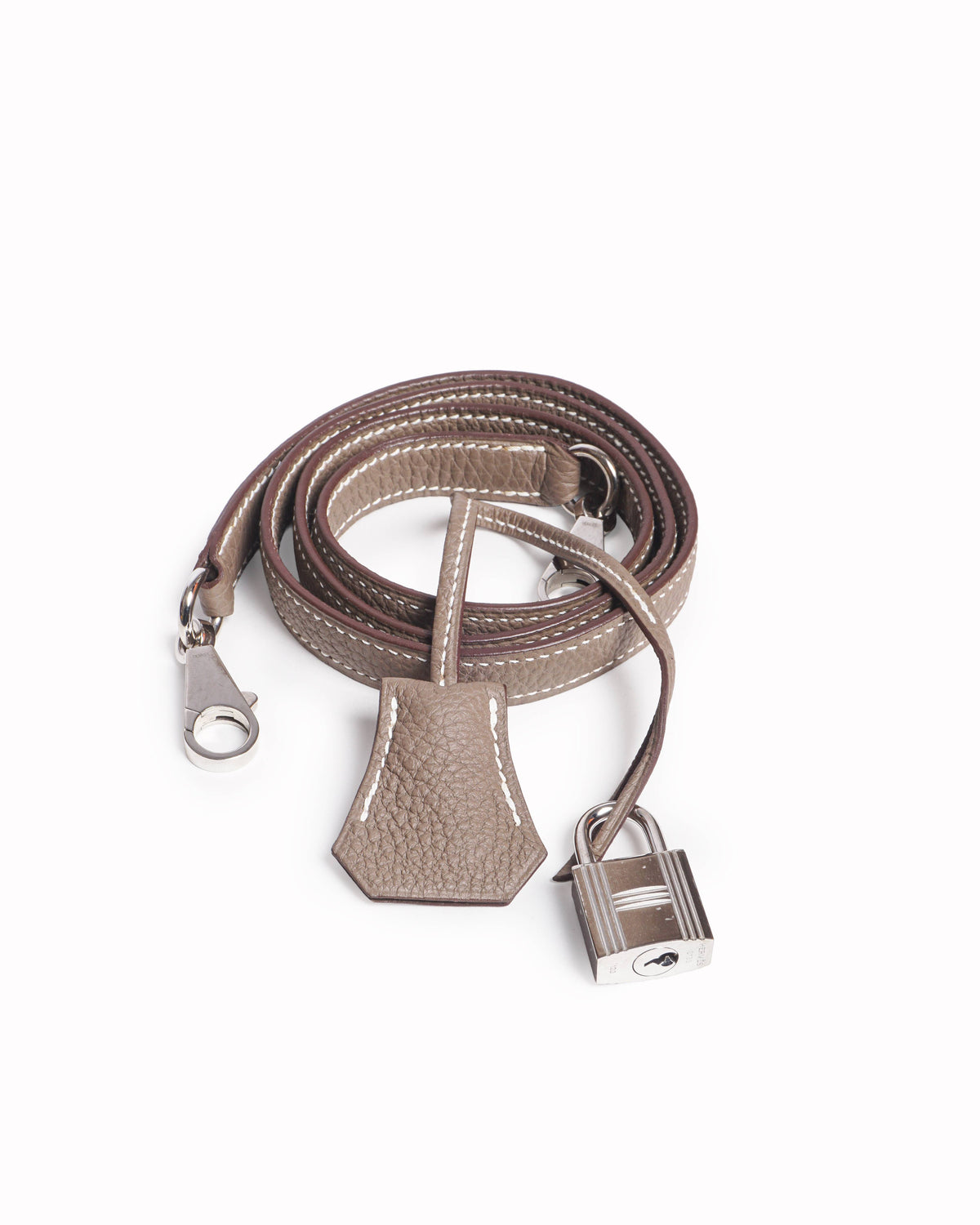 Hermès Kelly 28 Retourne Grey-Taupe Togo Leather With Palladium Hardware