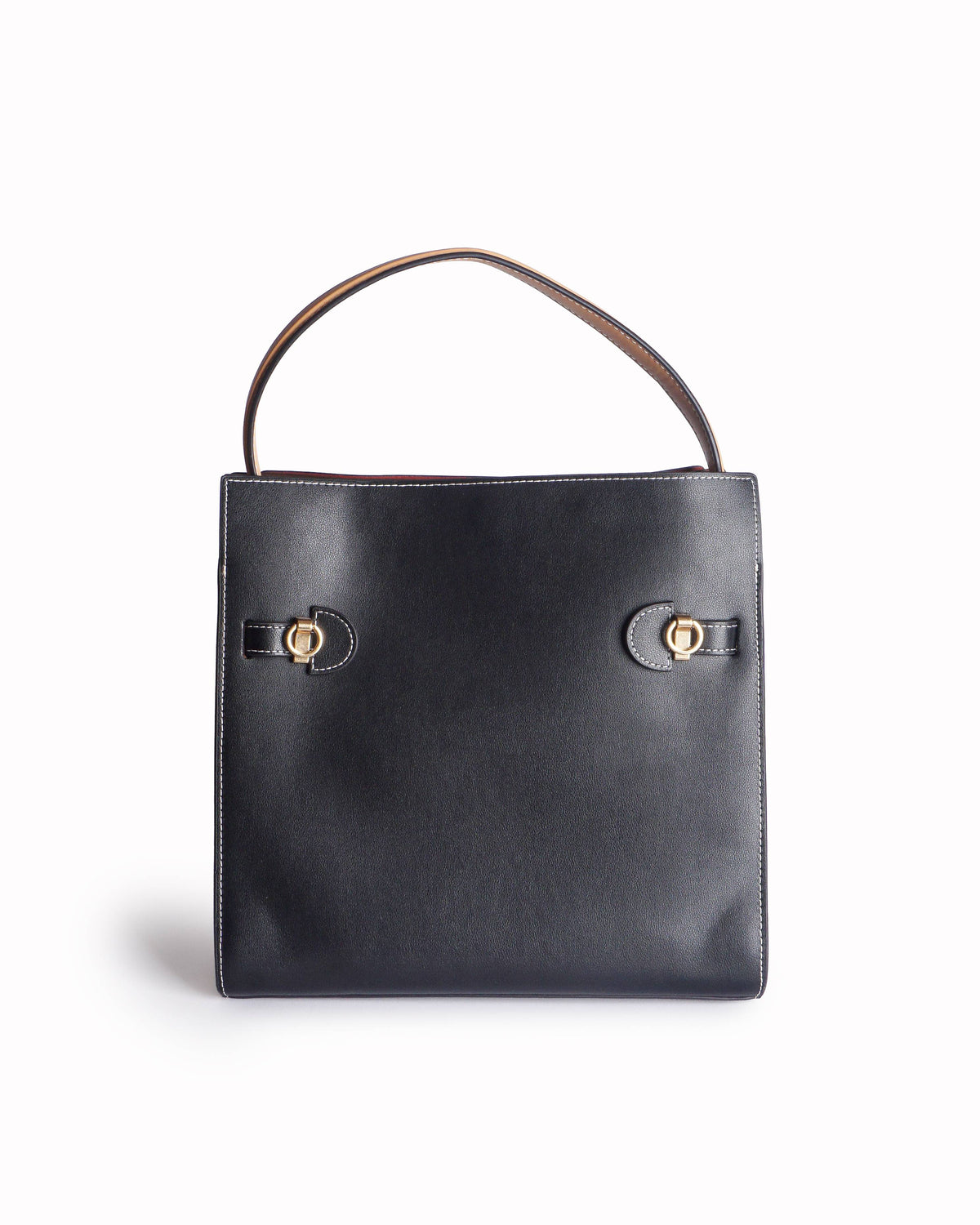 Tory Burch Lee Radziwill Leather Bucket Bag