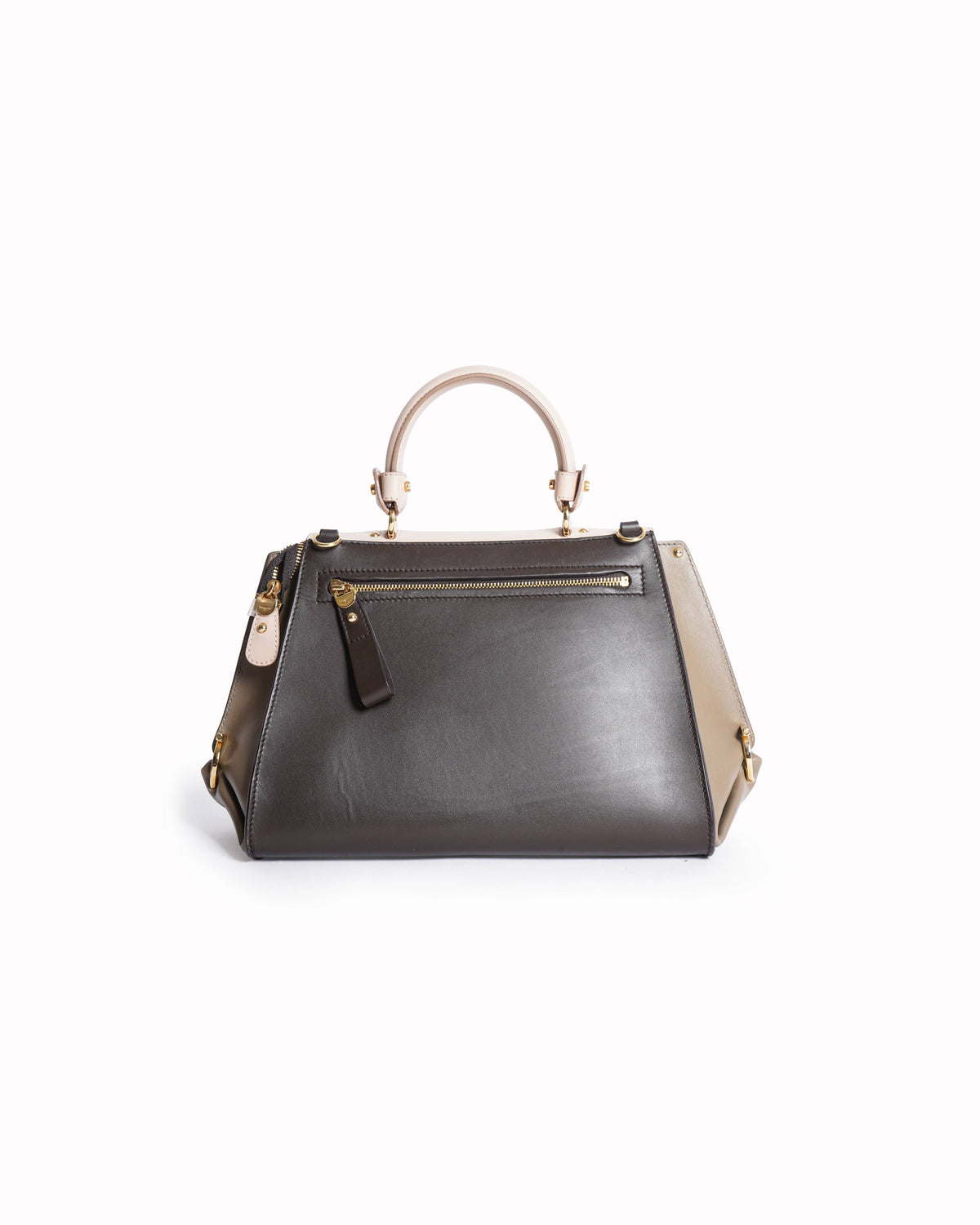 Salvatore ferragamo tri color medium sofia top handle bag