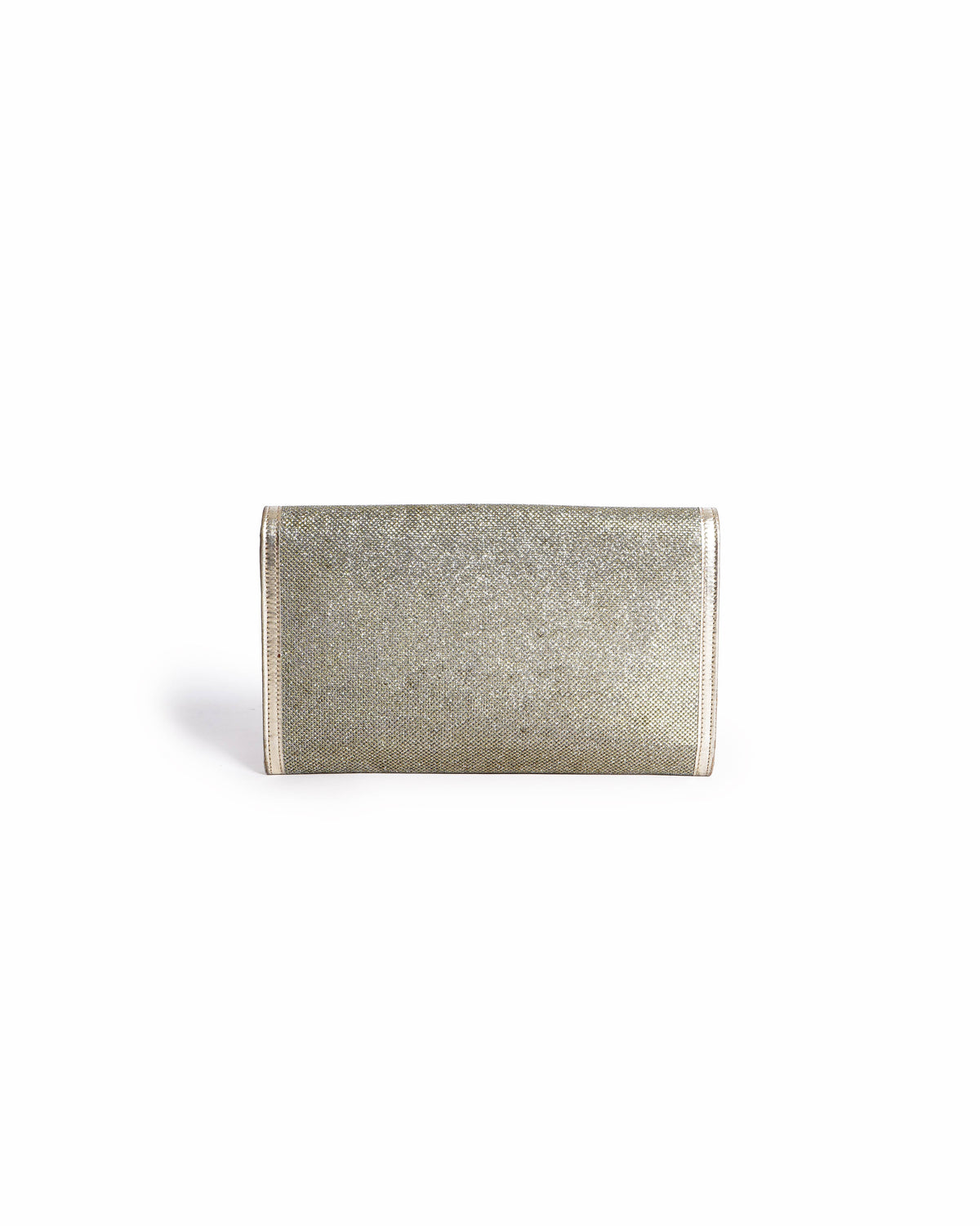 Jimmy Choo Emmie Champagne Gold Glitter Clutch