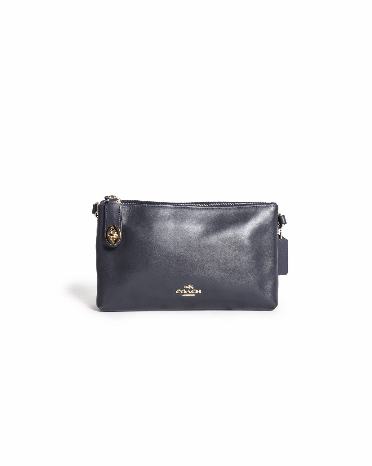 Coach Women's Crossbody Double Zip Leather Bag