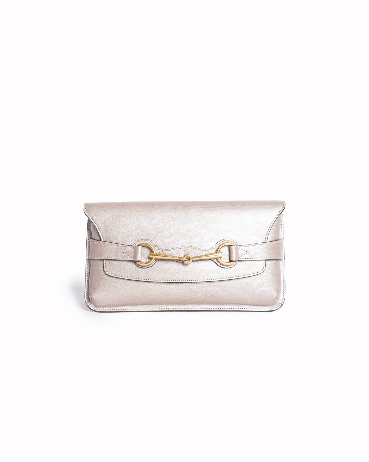 Gucci horsebit Metallic clutch