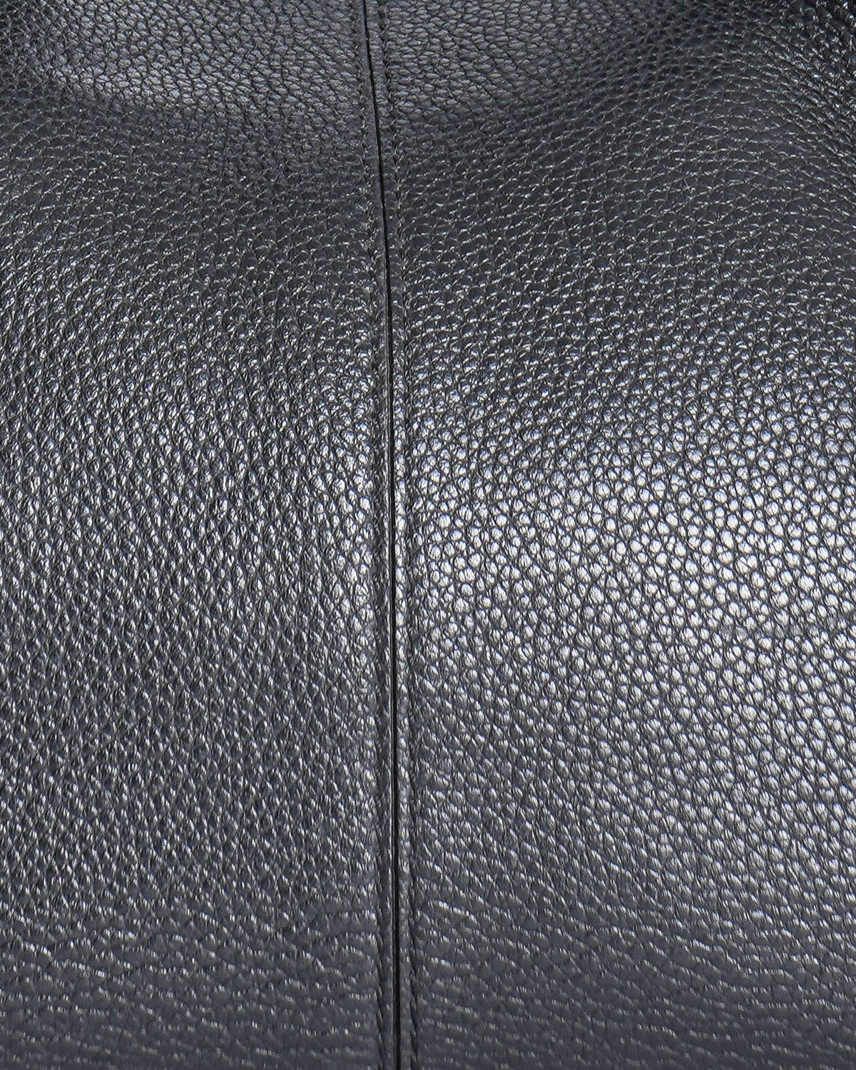 Polène Numéro Neuf Pebbled Black Leather Shoulder Bag