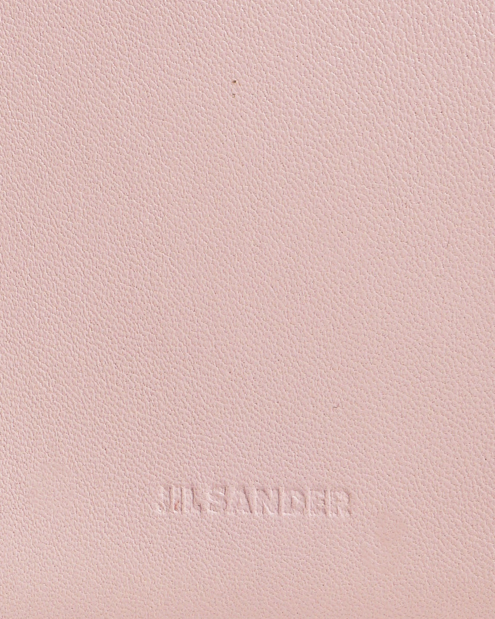 Jil Sander Tangle Pink Leather Crossbody Bag