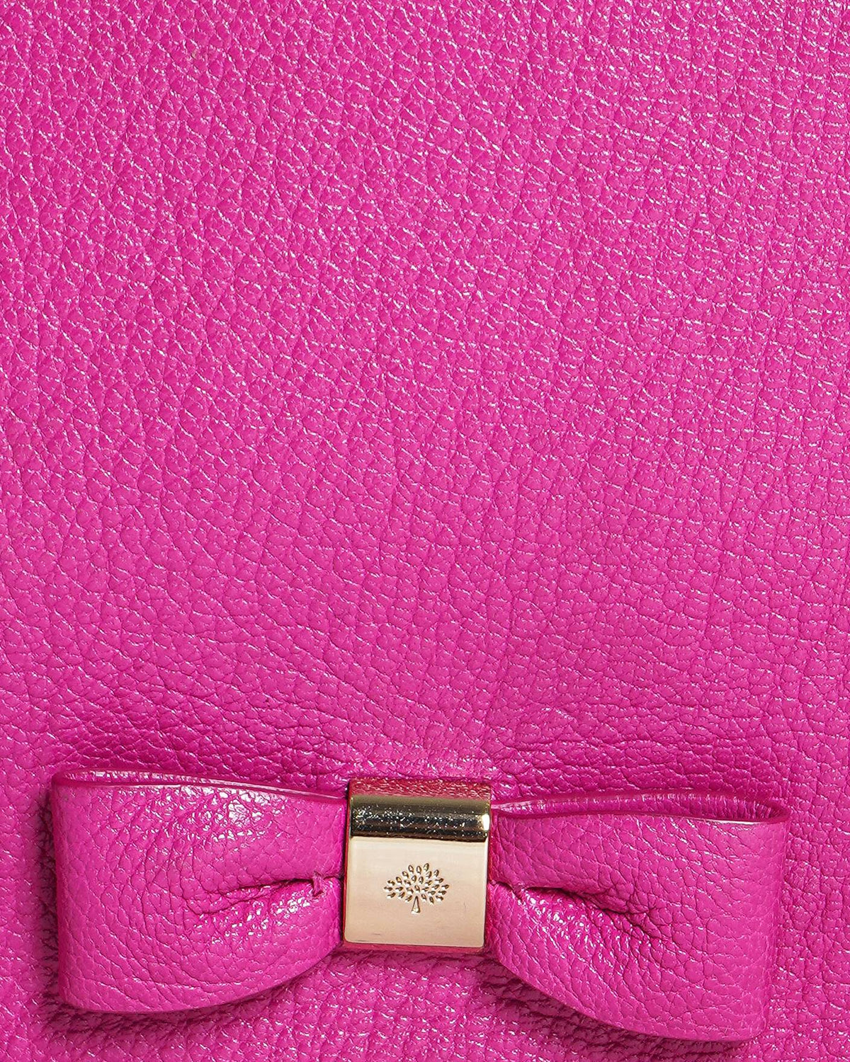 Mulberry bow small pouch in Pink