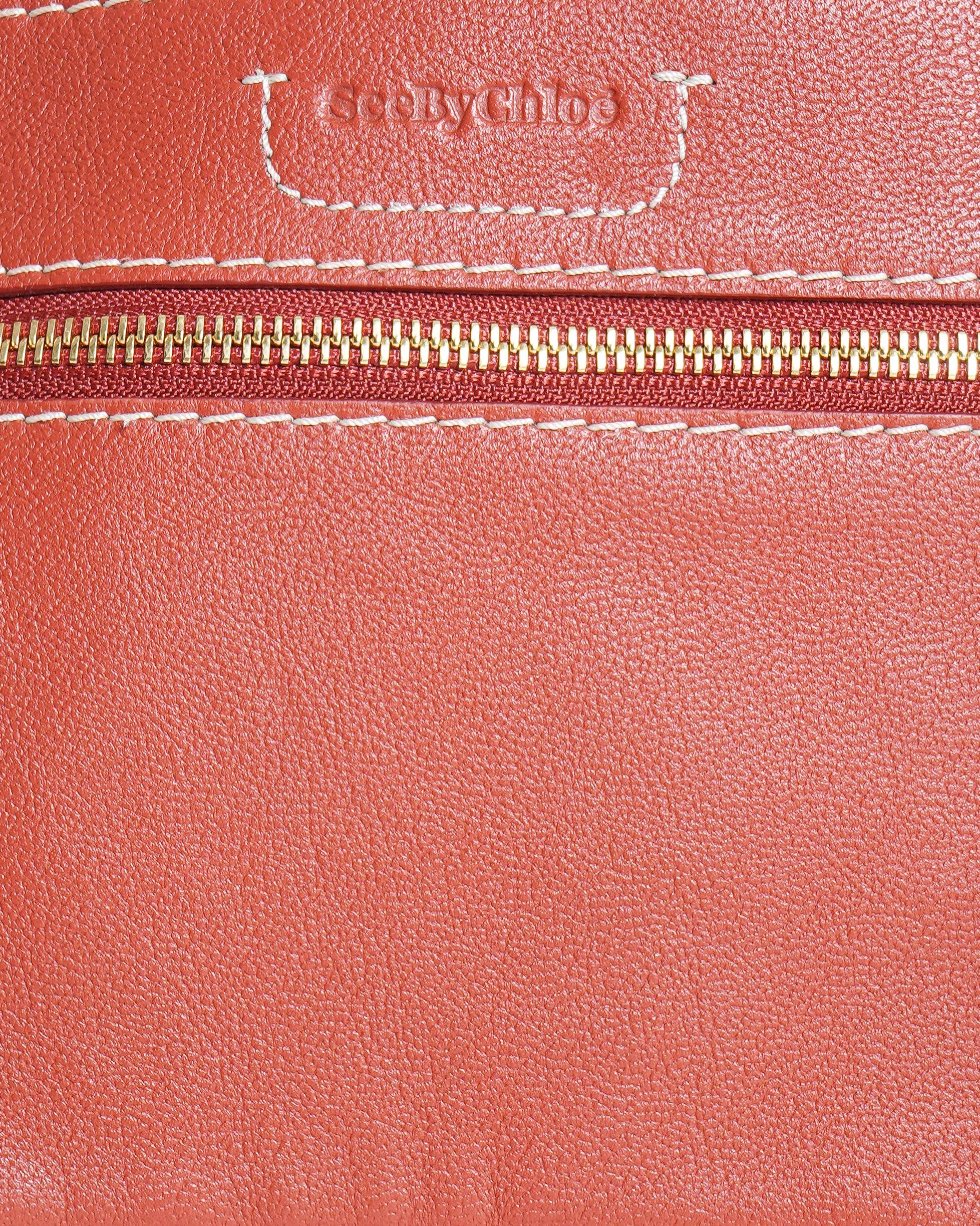 See By Chloé "The Upcycled Tote" in Woven Fabric and Leather