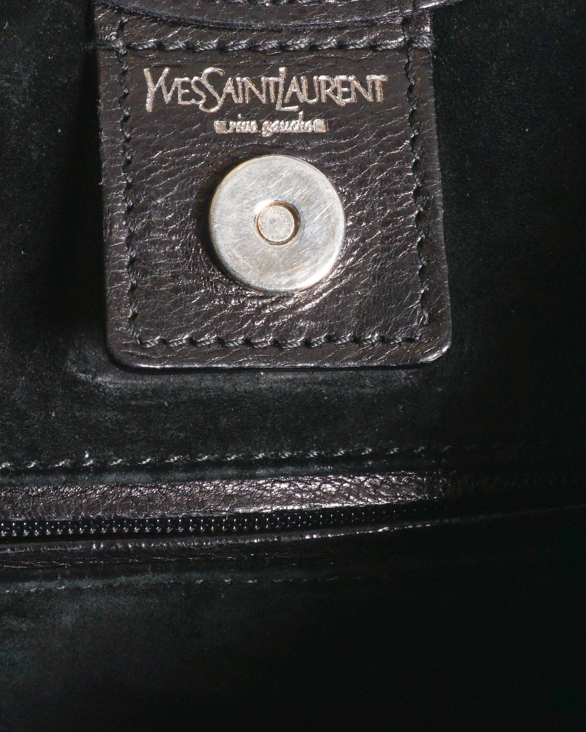Yves Saint Laurent Black Suede Mombasa Hobo Bag