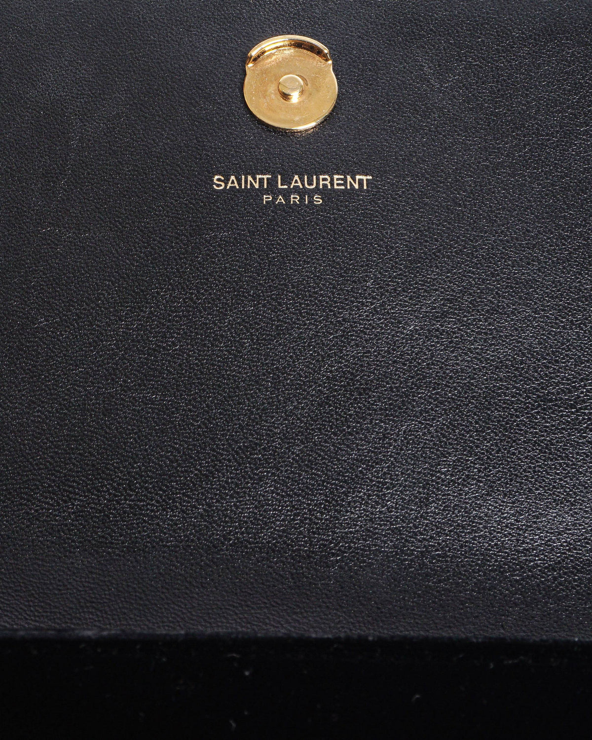 Saint Laurent Medium Black Velvet Monogram Kate Tassel Bag