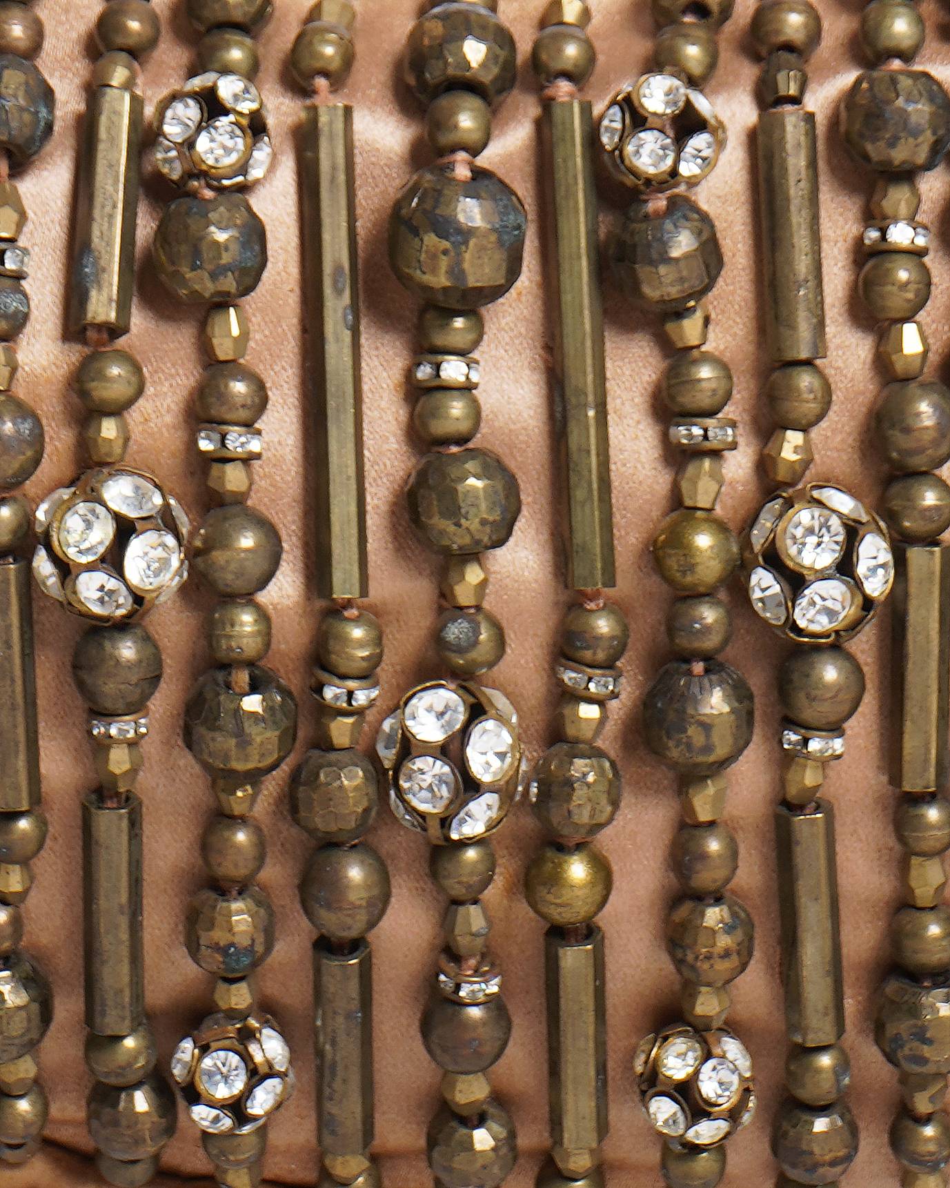 Chloé beige beaded bracelet bag