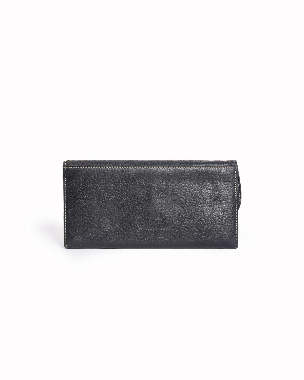 Christian Dior 
Long Wallet Gaucho Leather