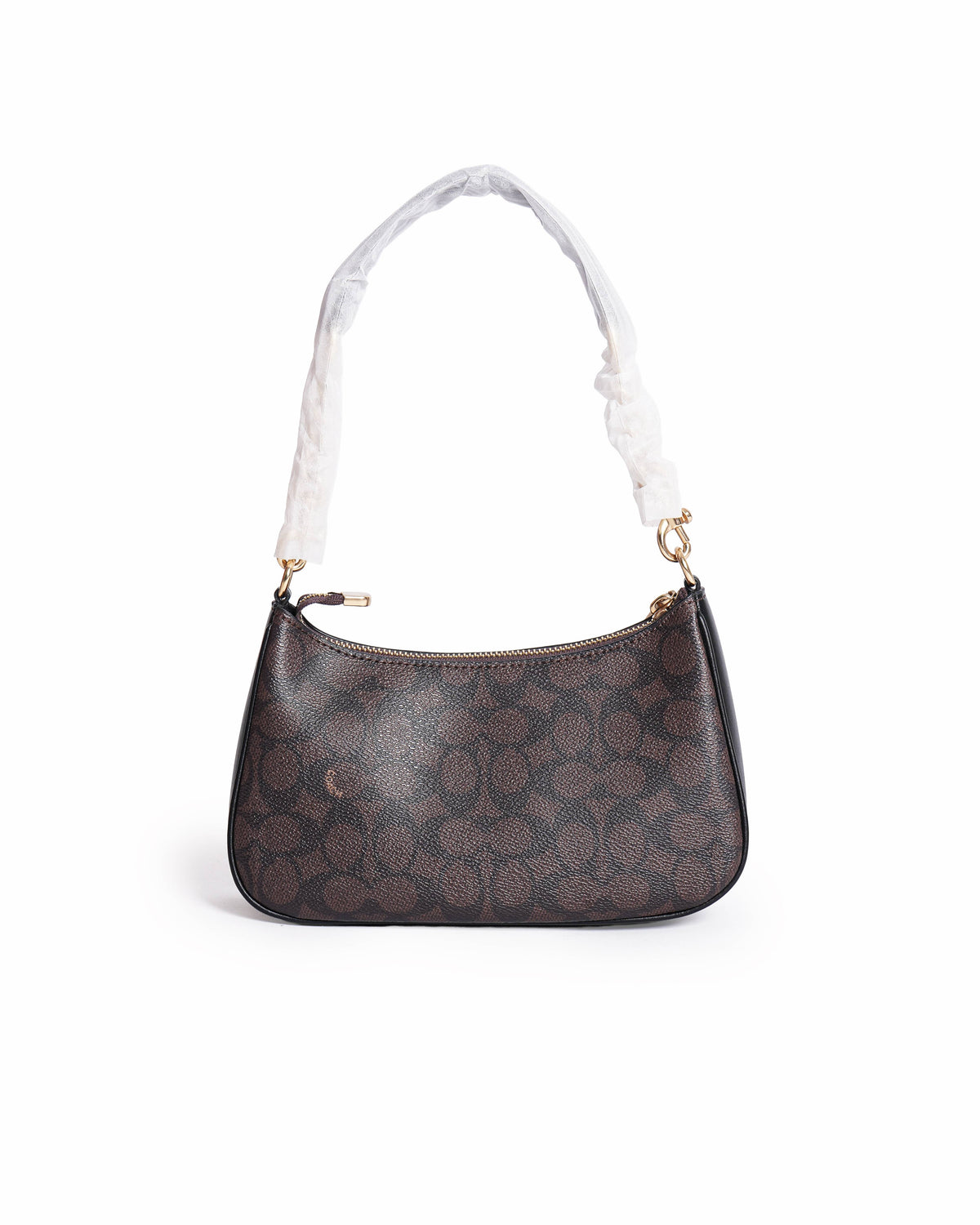 Coach Signature Canvas Teri Shoulder Bag Brown