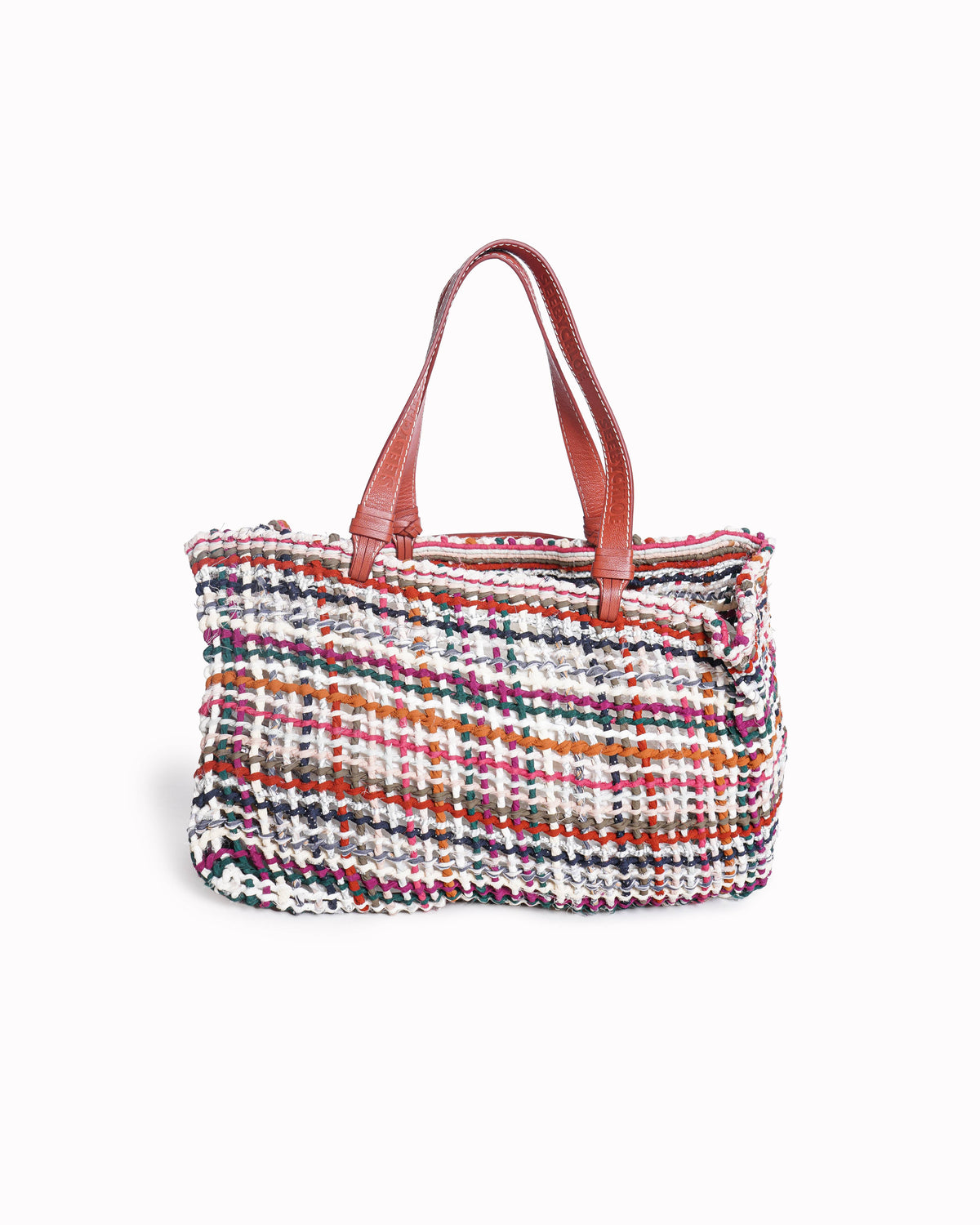 See By Chloé "The Upcycled Tote" in Woven Fabric and Leather