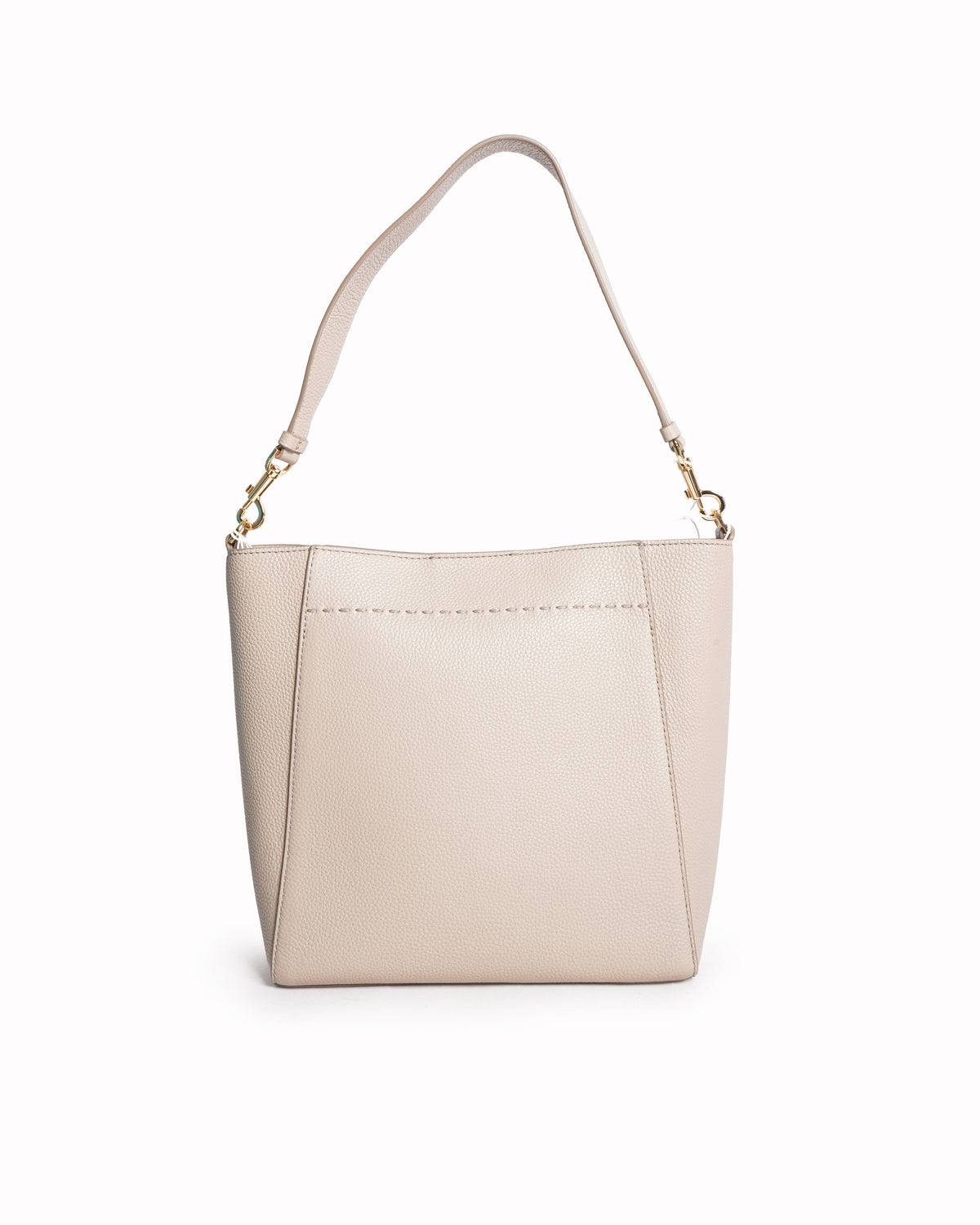 New Tory Burch McGraw Bucket Bag In Beige