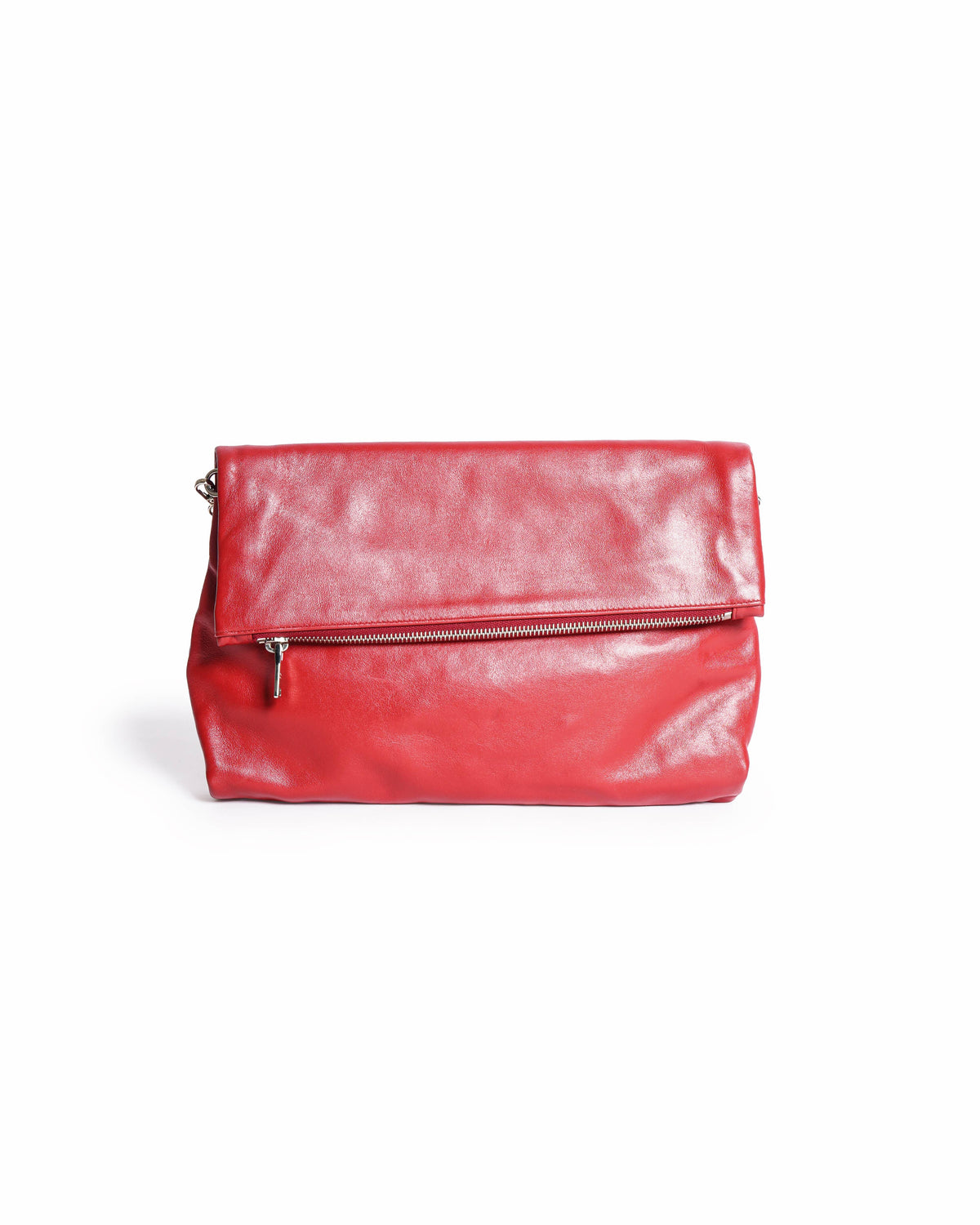 Prada Re-edition Leather Shoulder Bag In Red