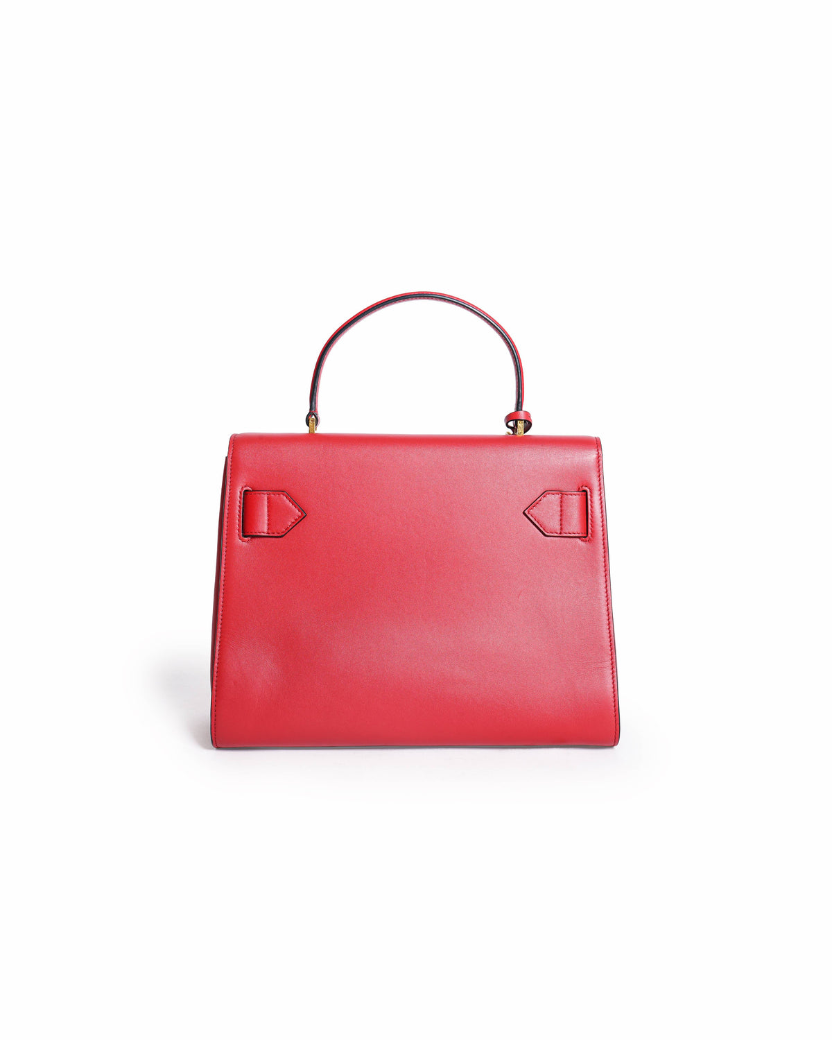 Versace Red Tribute Icon Medusa Top Handle Bag