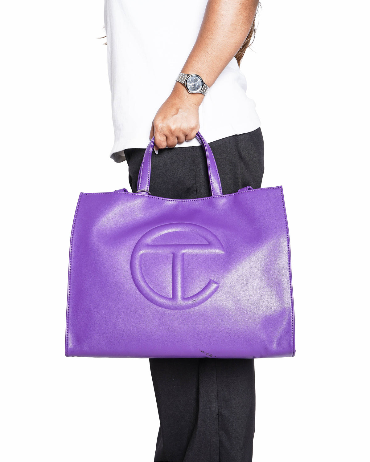 Telfar Medium Azalea Shopping Bag in Purple