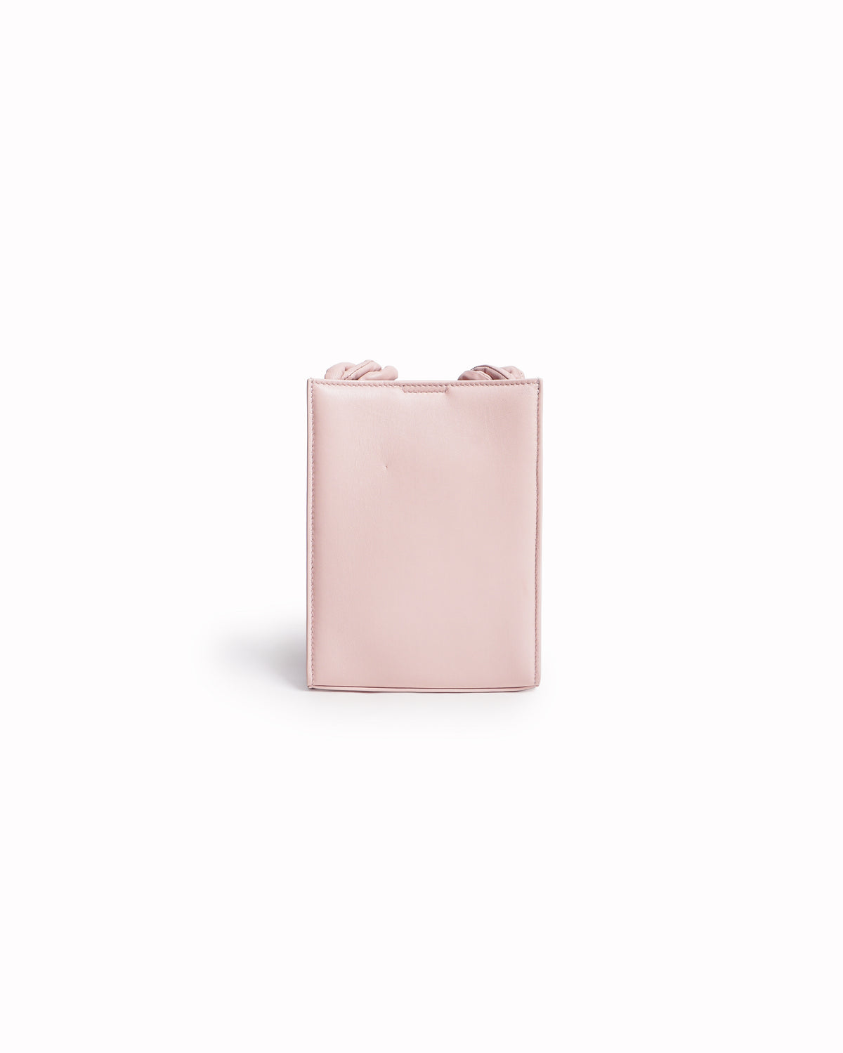 Jil Sander Tangle Pink Leather Crossbody Bag
