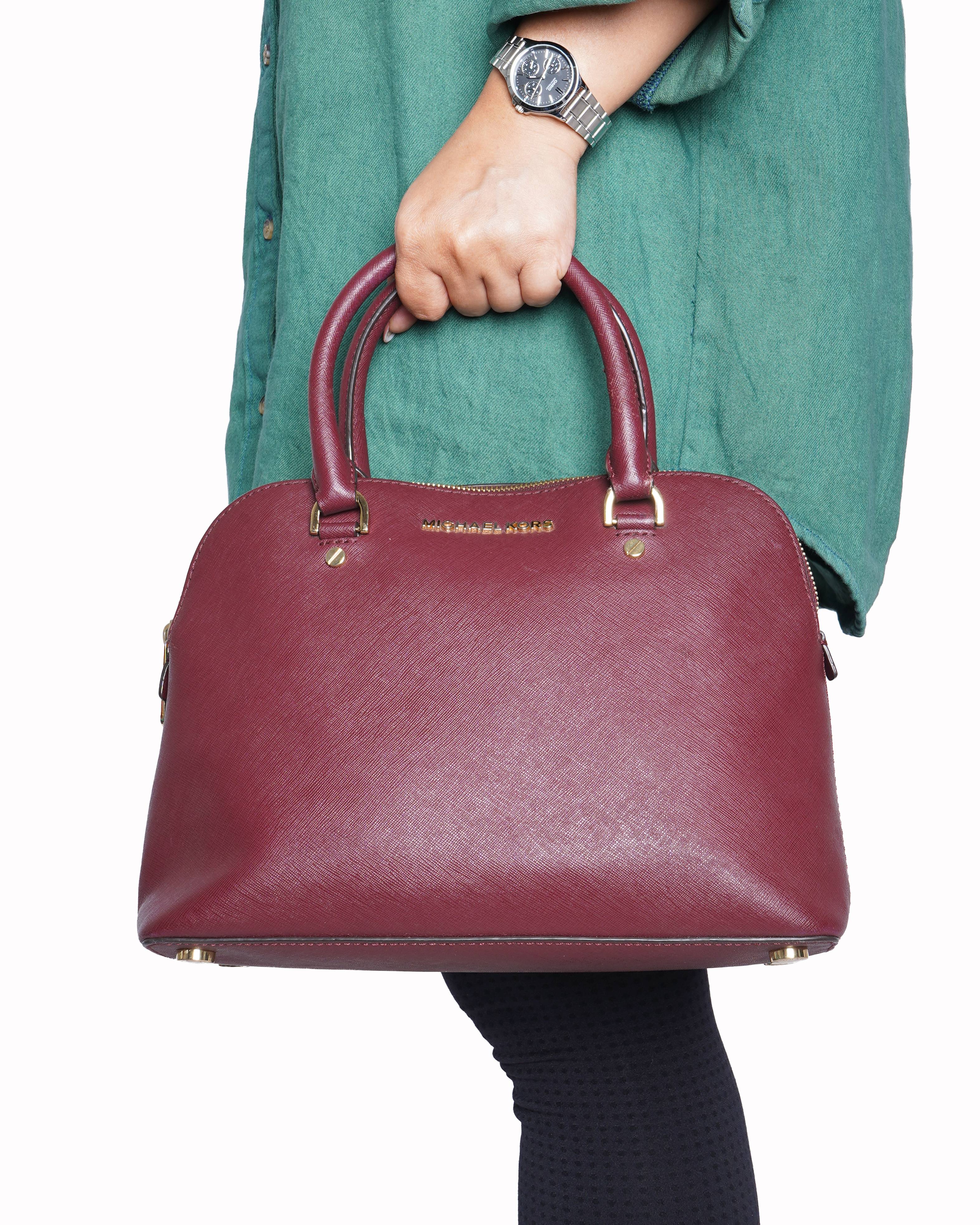 Michael Kors Cindy Large Dome Satchel