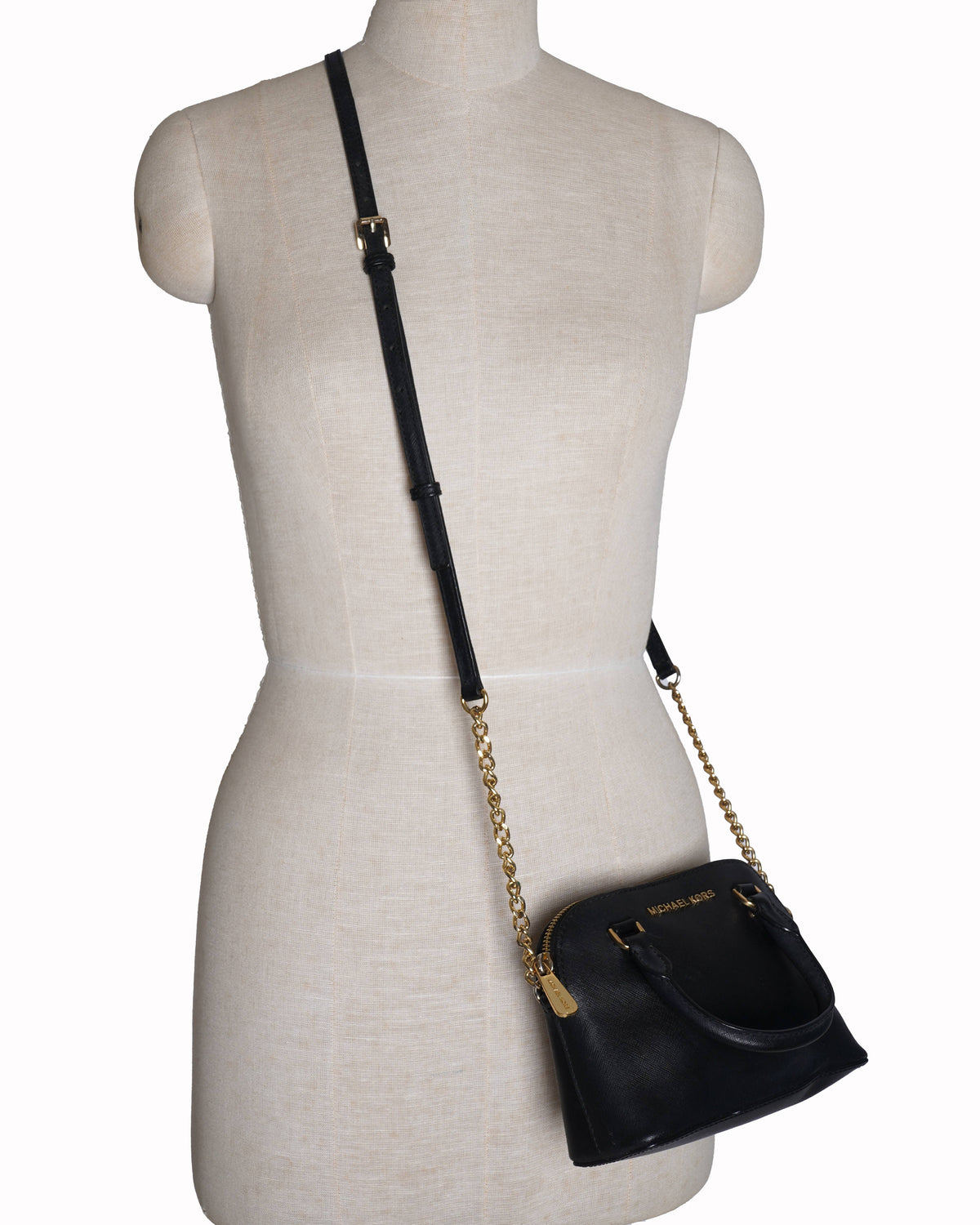 Michael Kors Jet Set Travel Small Logo Dome Crossbody Bag
