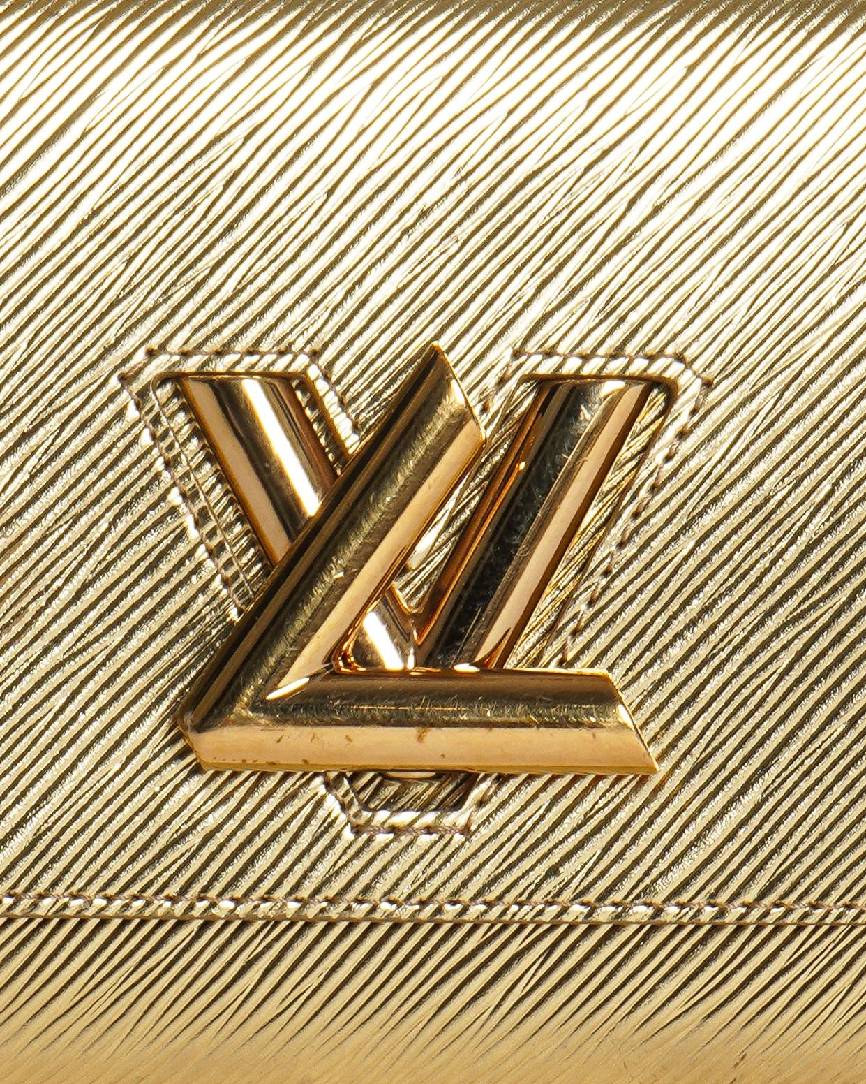Louis Vuitton Gold Epi Leather Twist PM bag