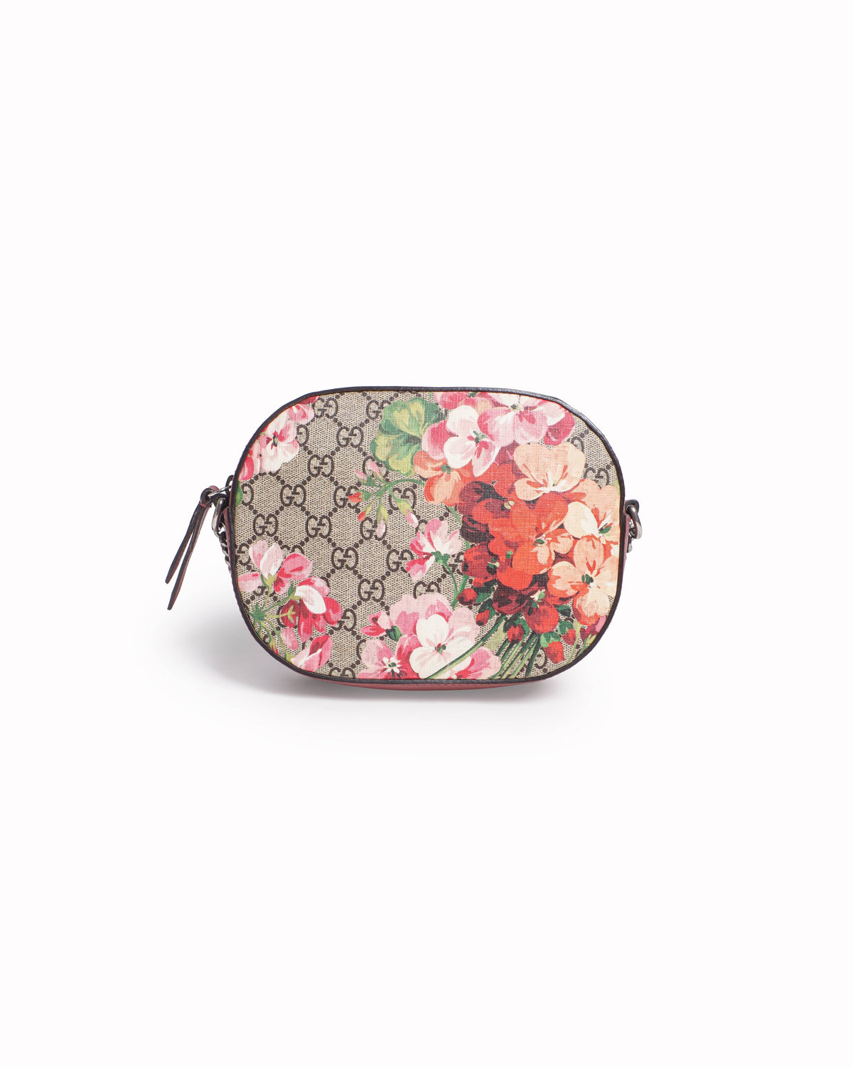 Gucci GG Supreme Blooms Floral Chain Crossbody Bag