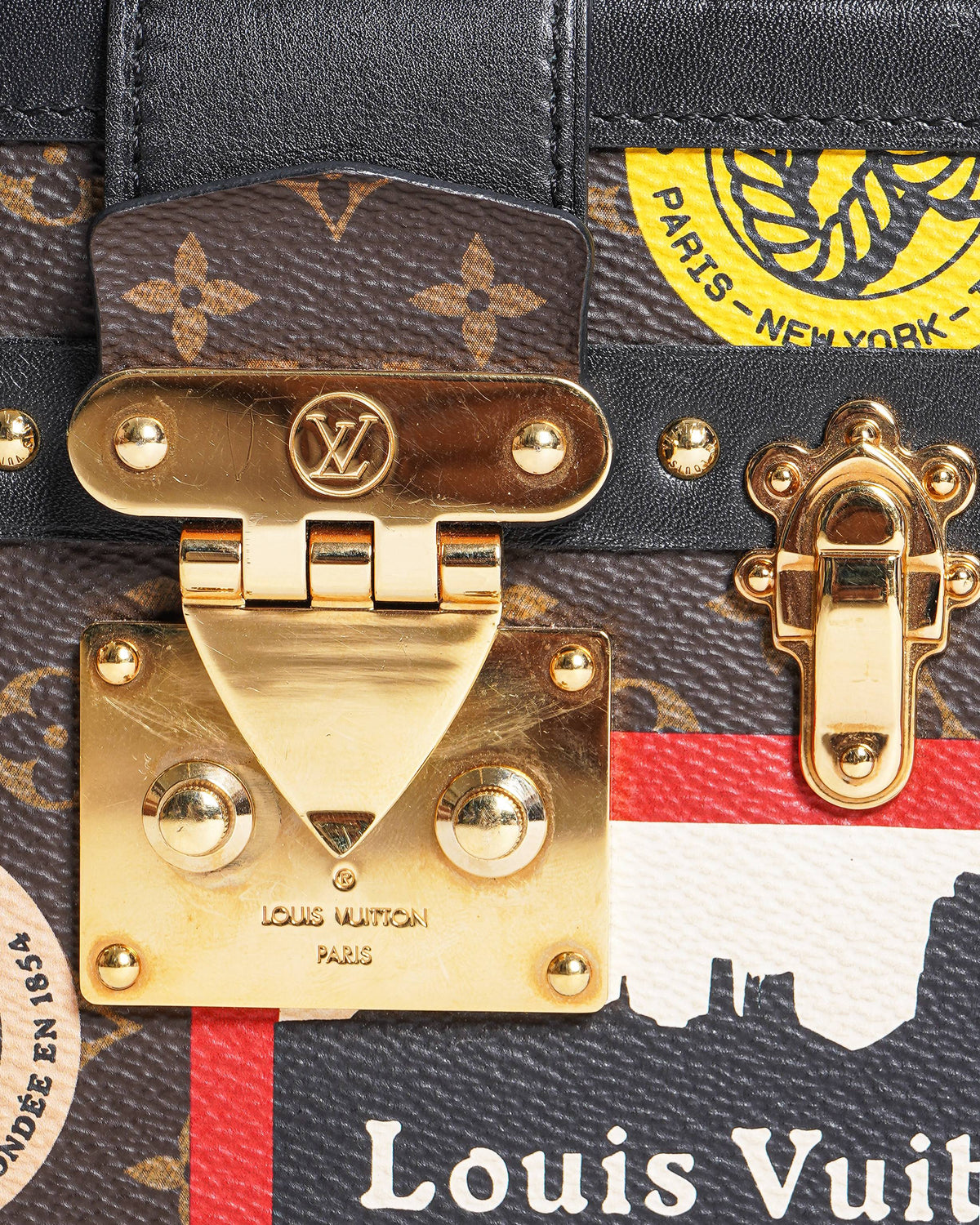 Louis Vuitton Petite Malle Monogram World Tour Clutch