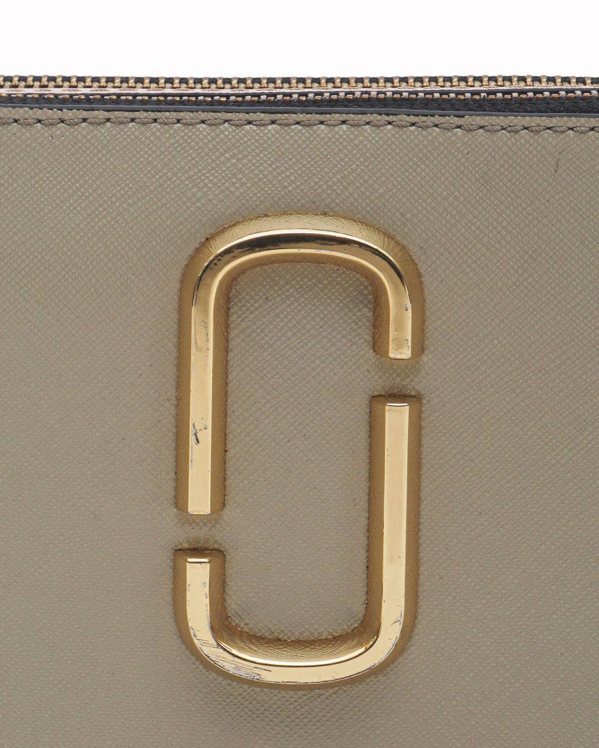 Marc Jacobs Beige Saffiano Leather The Snapshot Bag