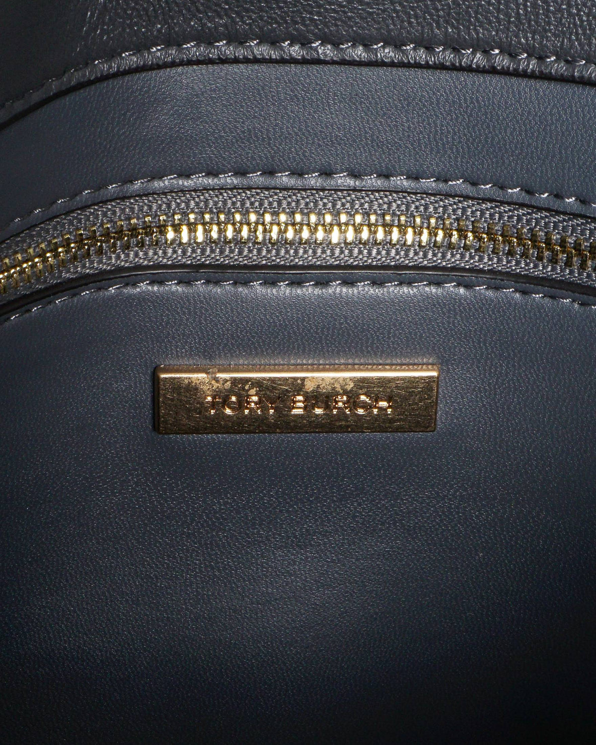 Tory Burch Grey Quilted Leather Fleming Convertible Shoulder Bag